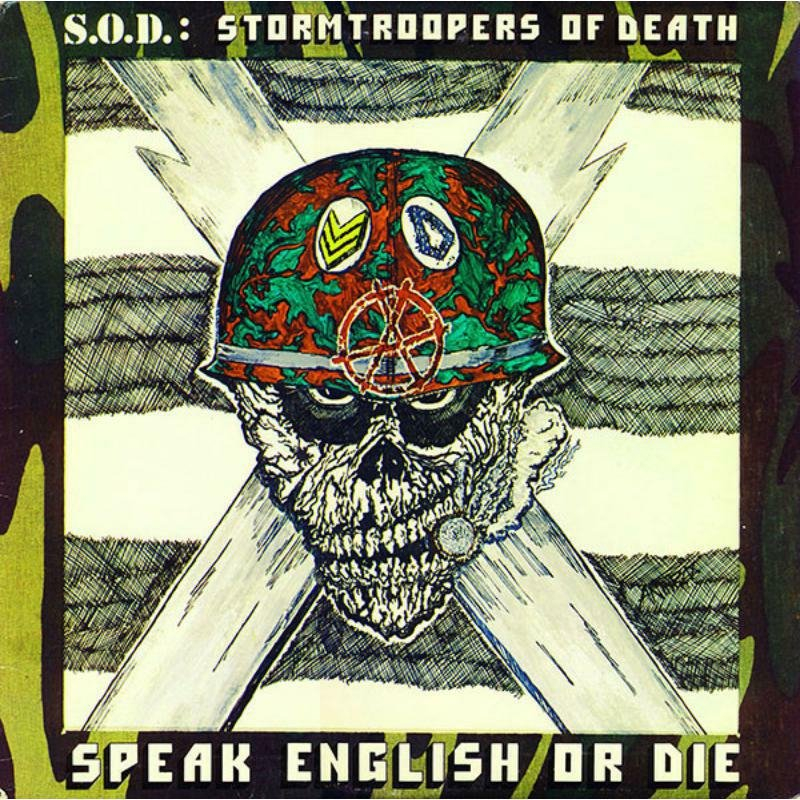 SPEAK ENGLISH OR DIE - 2LP GREEN OLIVE & RED SPLATTER VINYL TD.ED.