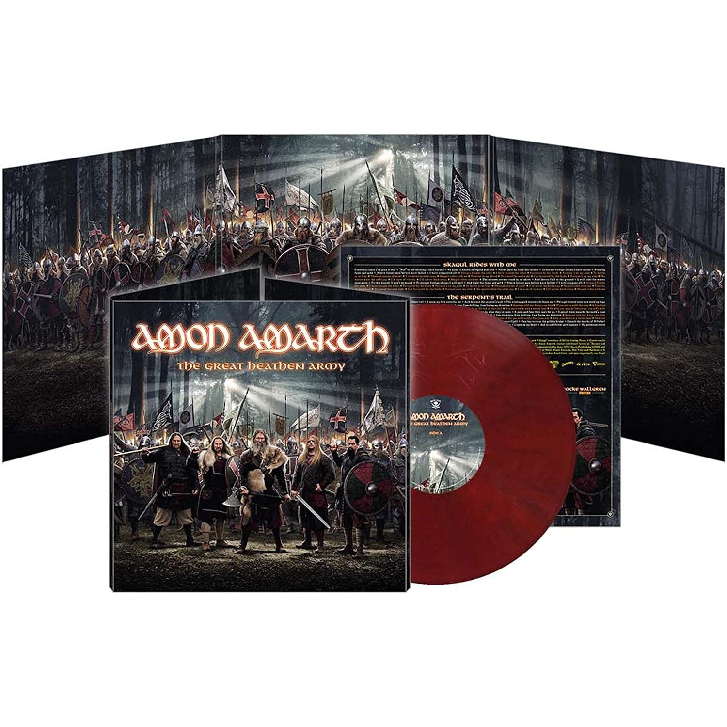 THE GREAT HEATHEN ARMY - BLOOD RED MARBLED VINYL