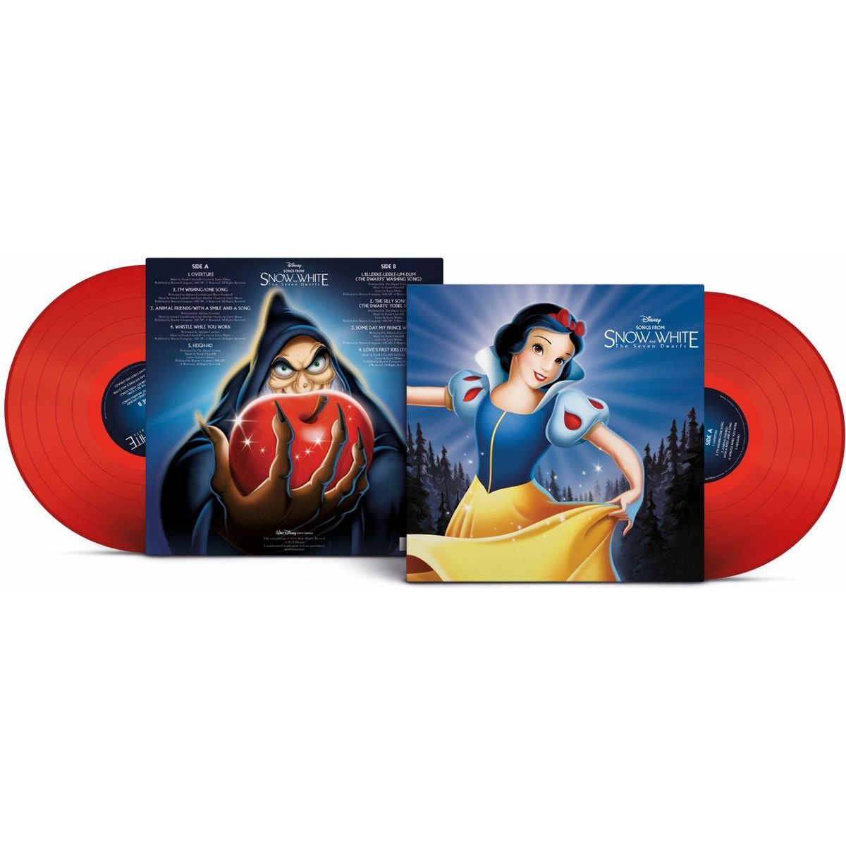 SNOW WHITE & 7 DWARFS - 85TH ANNIVERSARY RED VINYL LTD.ED.