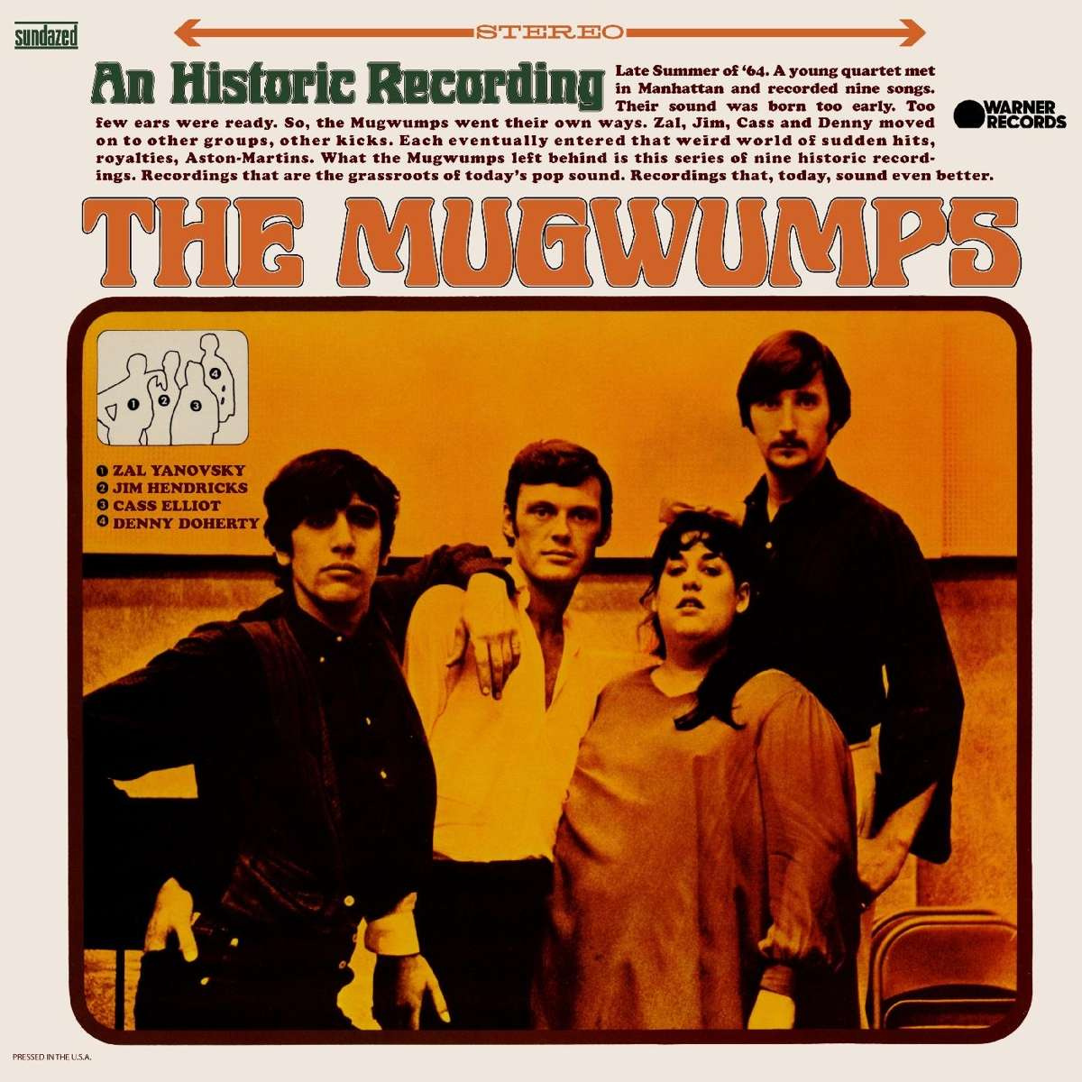 THE MUGWUMPS - ORANGE VINYL