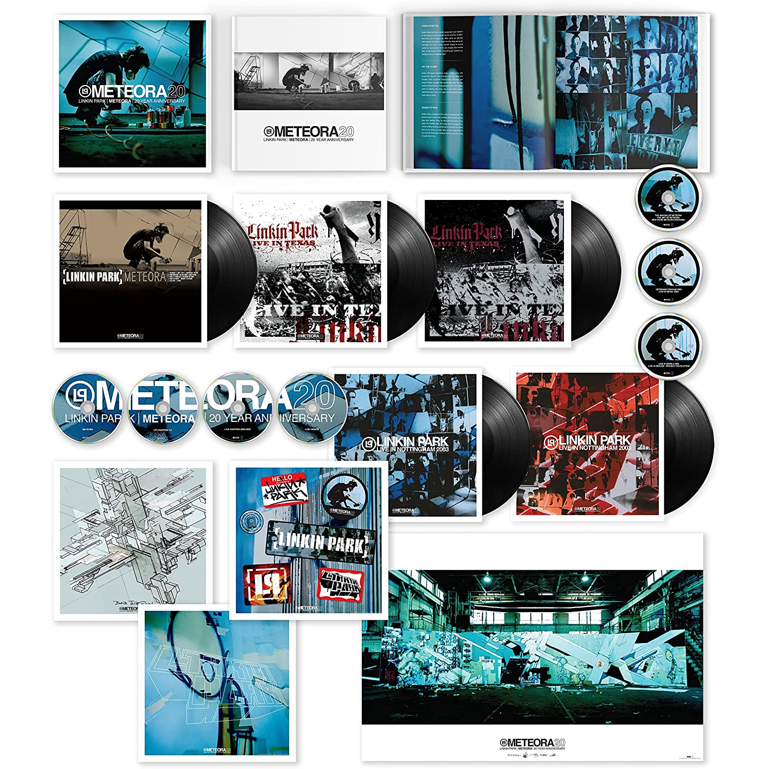Meteora Cofanetto Deluxe Edition 5 Lp+4 Cd+3 Dvd