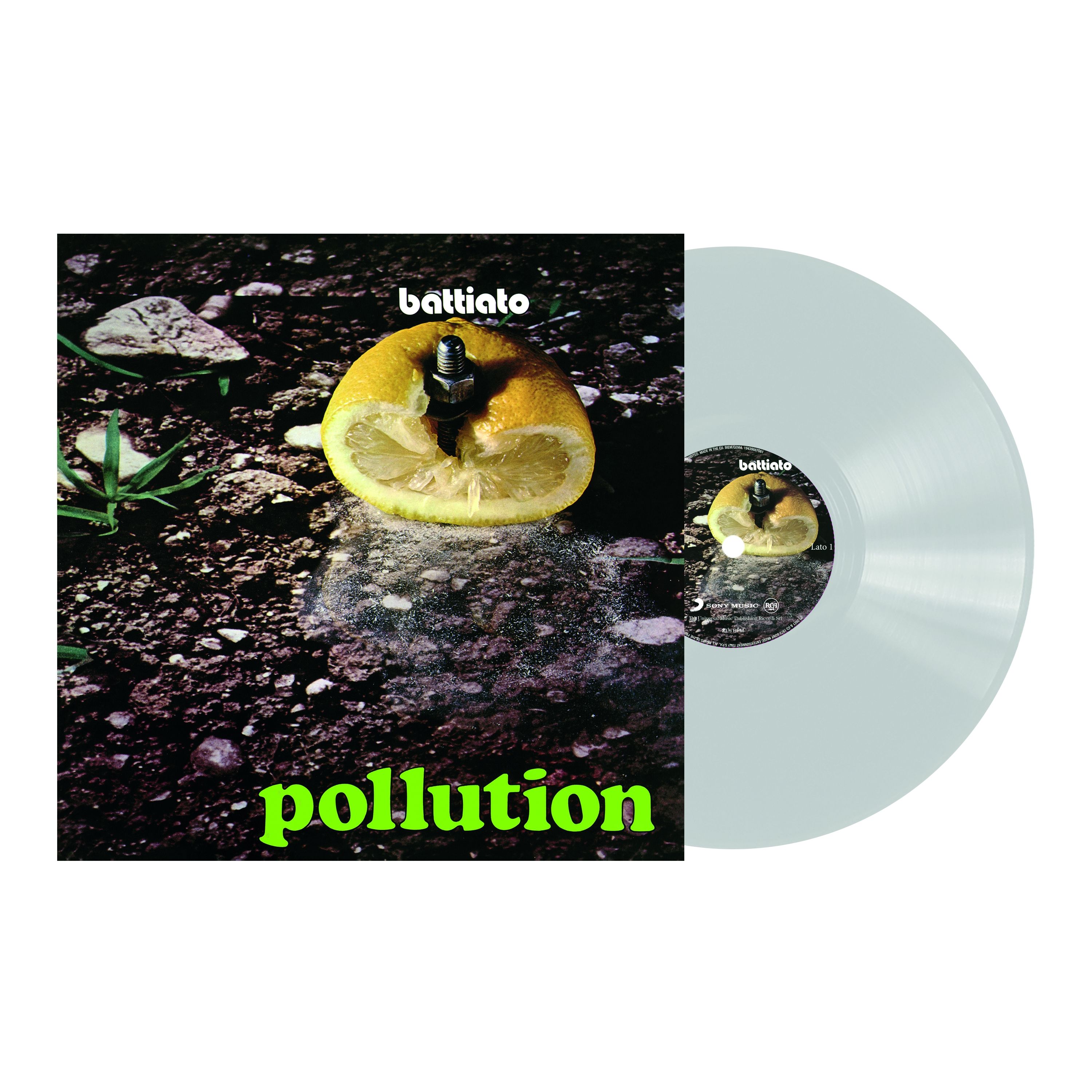 POLLUTION - LP COLORED WHITE VINYL NUMBERED  LTD.ED.