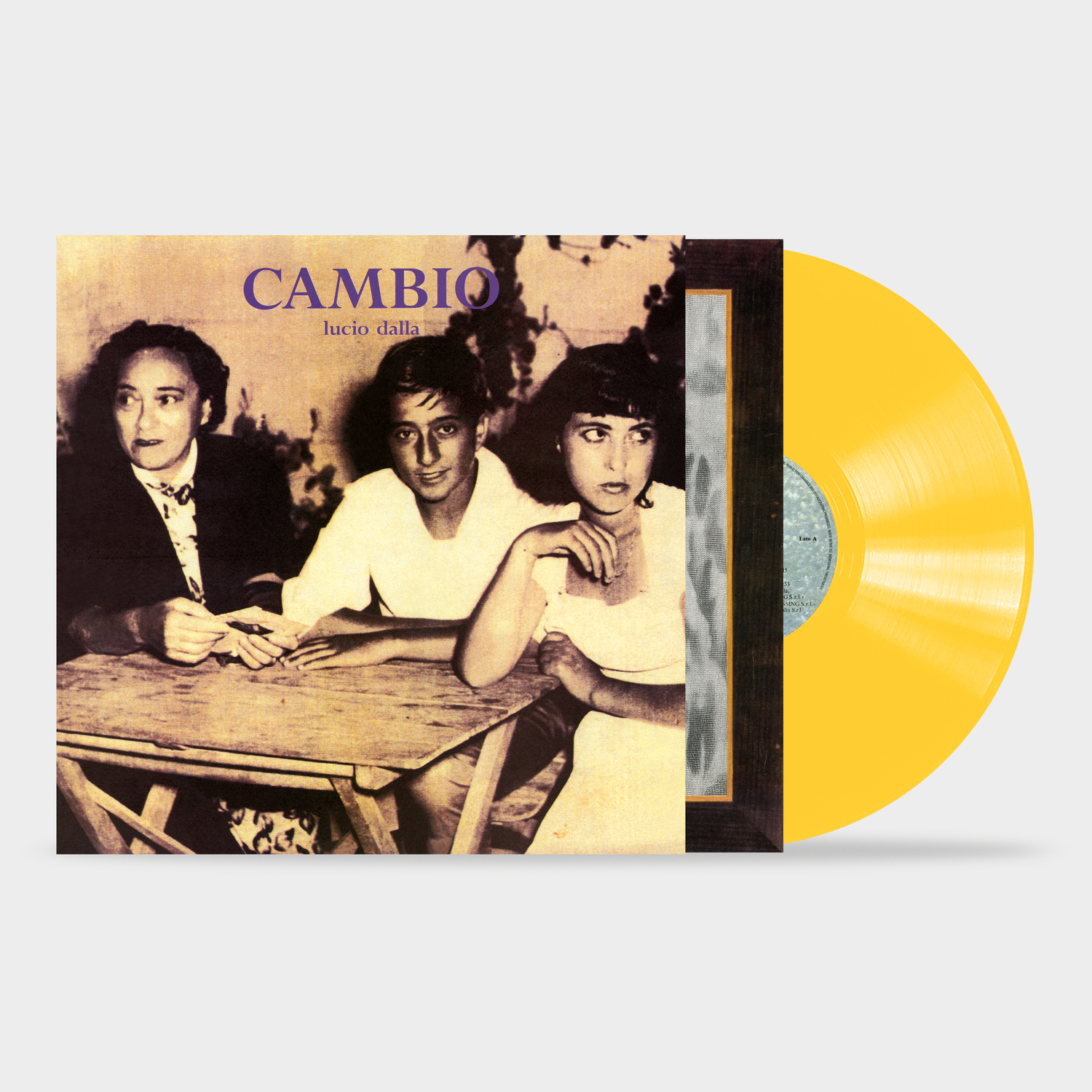 CAMBIO - 180GR LIMITED NUMBERED YELLOW VINYL EDITION