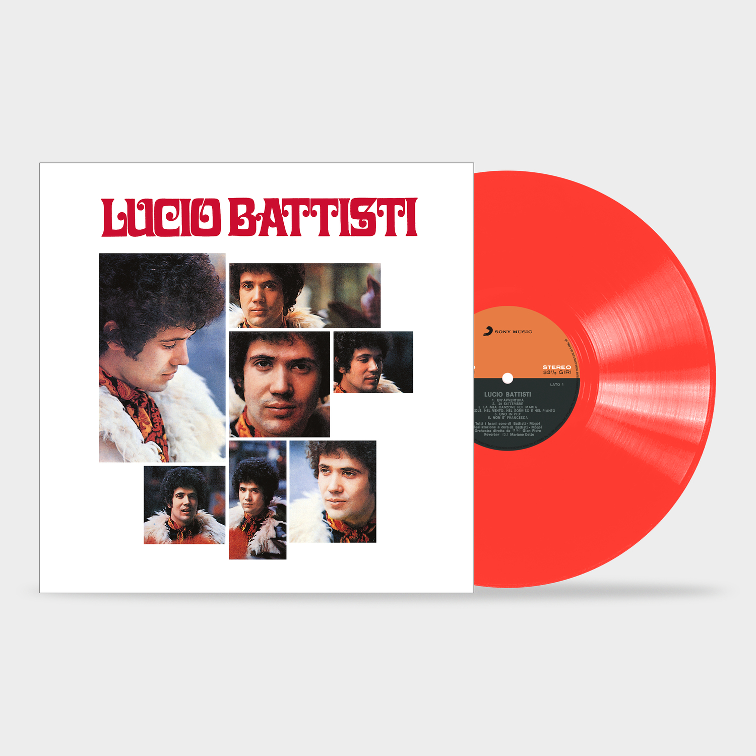 LUCIO BATTISTI - 180GR RED VINYL EDITION