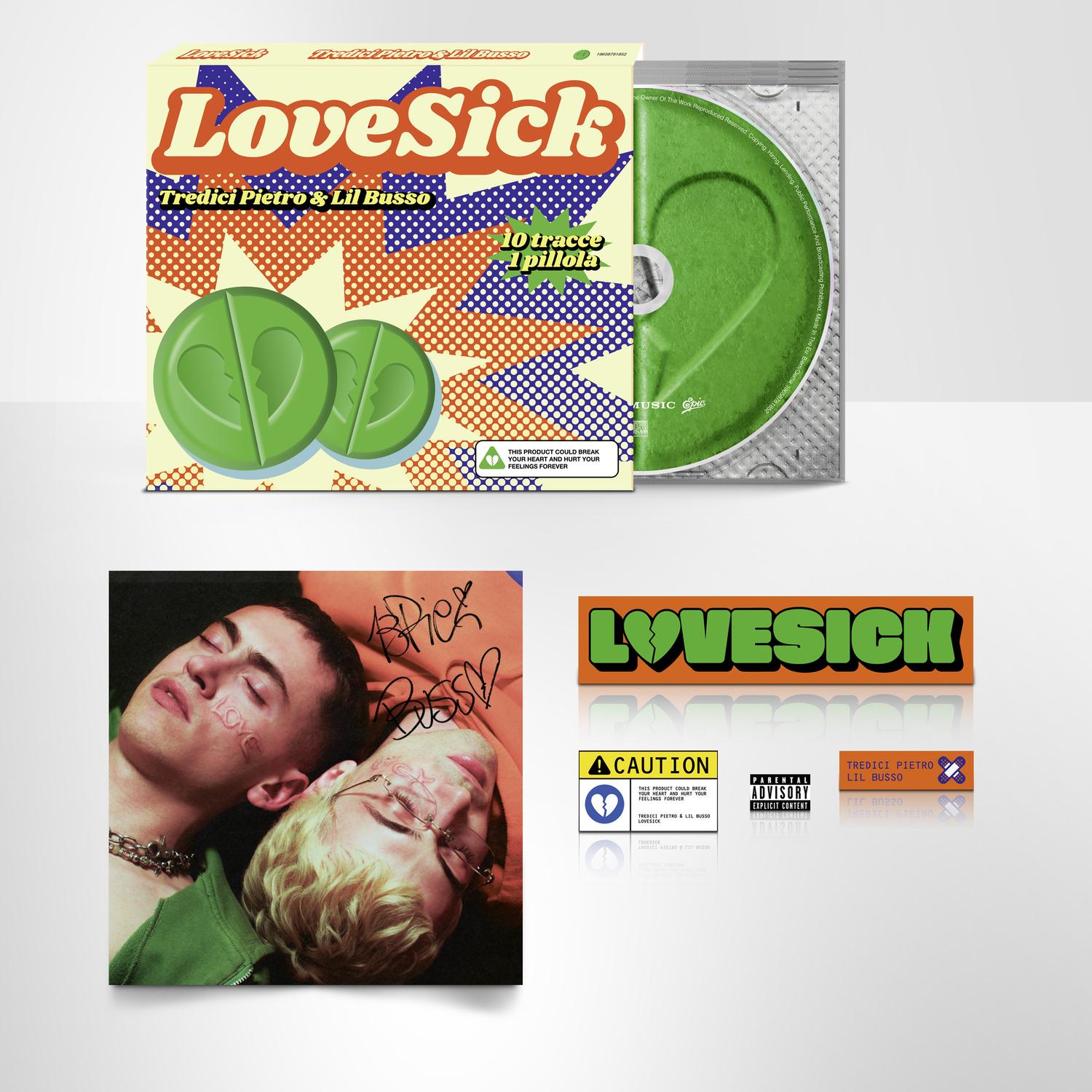 LOVESICK - CD AUTOGRAFATO