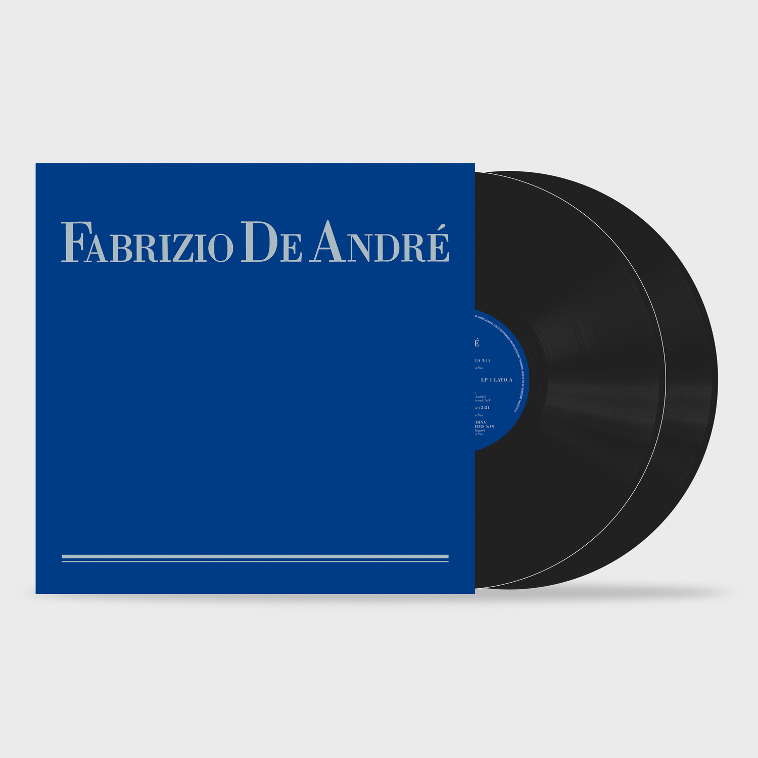 FABRIZIO DE ANDRE (BLU) - 180GR BLACK