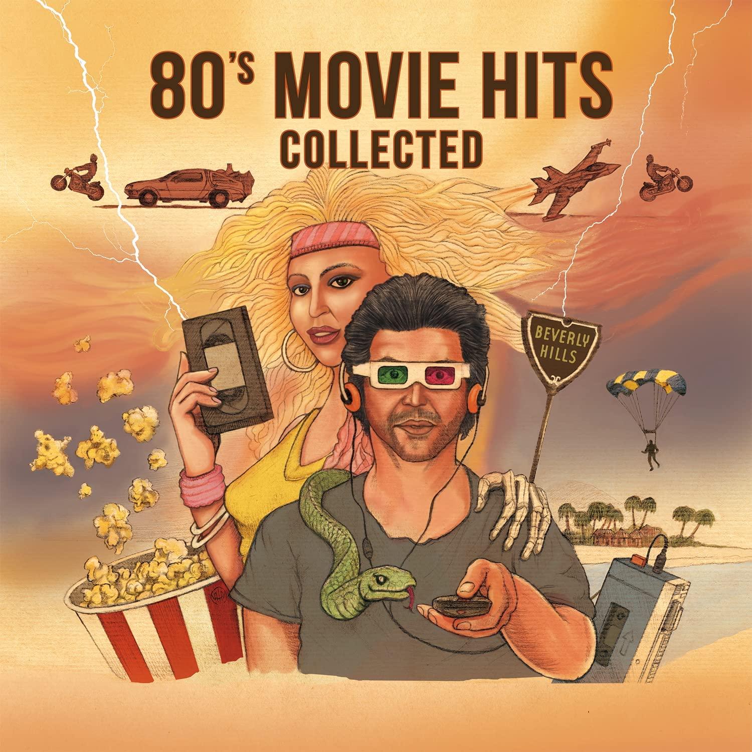 80'S MOVIE HITS.. -CLRD - ..COLLECTED//180GR./2500 CPS WHITE (LP1) & BLACK (LP2