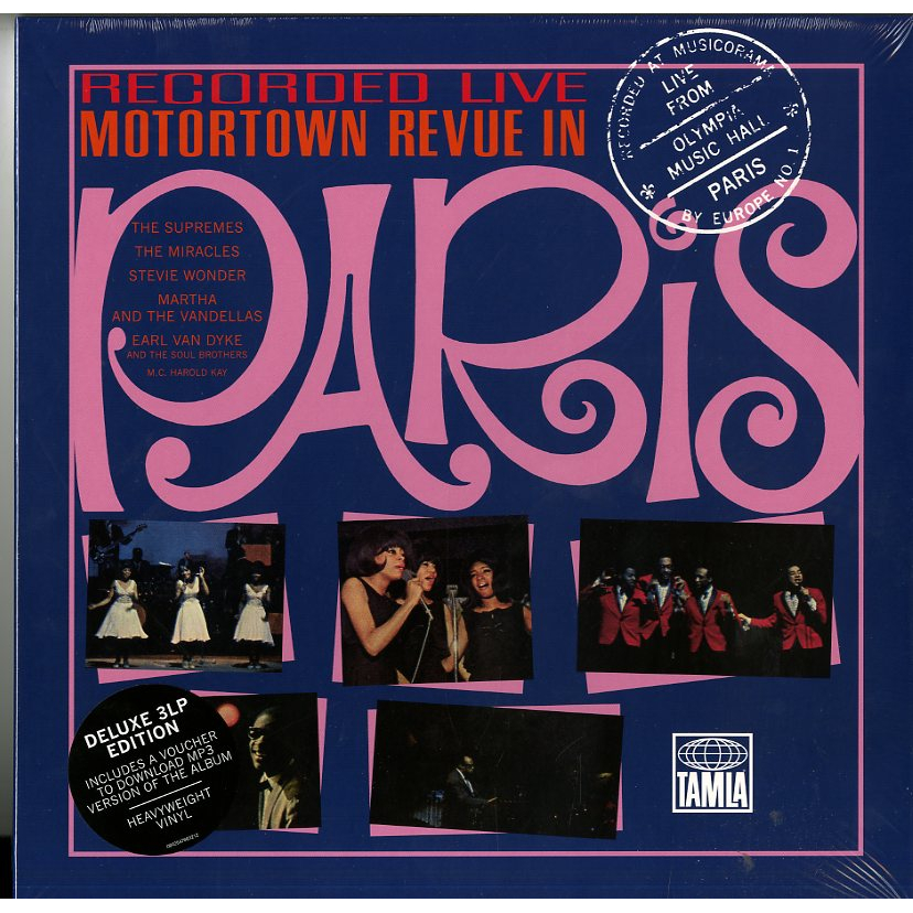 MOTORTOWN REVUE LIVE IN PARIS 1965 - 3LP BOXSET LTD.ED.