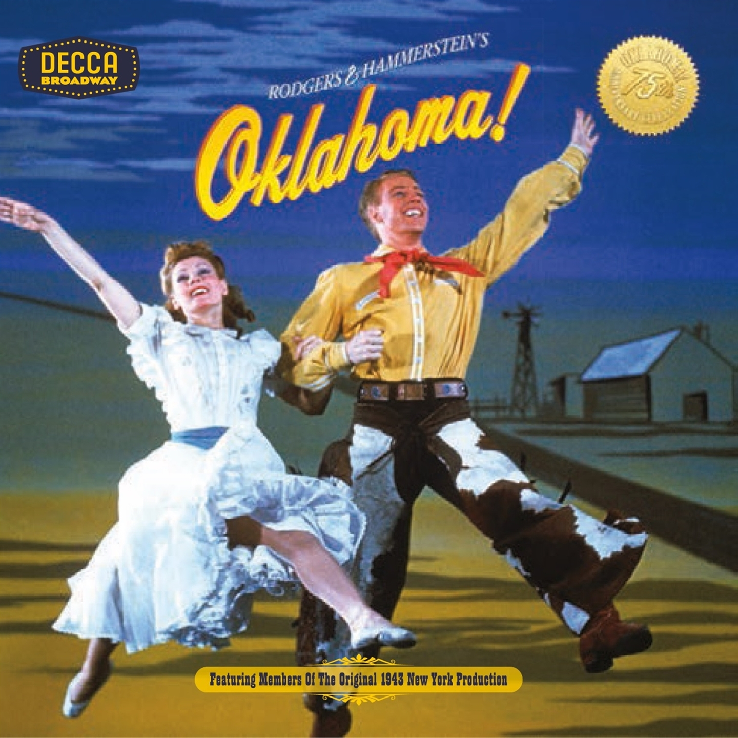 OKLAHOMA! - BROADWAY ORIGINAL CAST REC. - 75TH ANNIVERSARY ED. LP LTD ED.