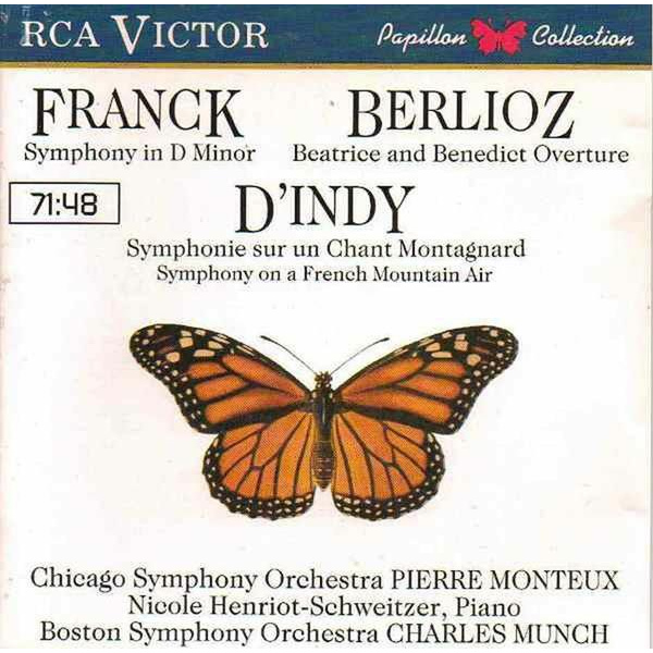 SYMPHONY IN D MINOR  / WORKS BY D'INDY / BEATRICE AND BENEDICT OVERTURE