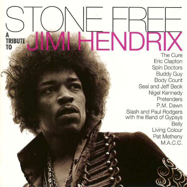 STONE FREE: A TRIBUTE TO JIMI HENDRIX - COLORED TRASPARENT BLACK VINYL INDIE EX