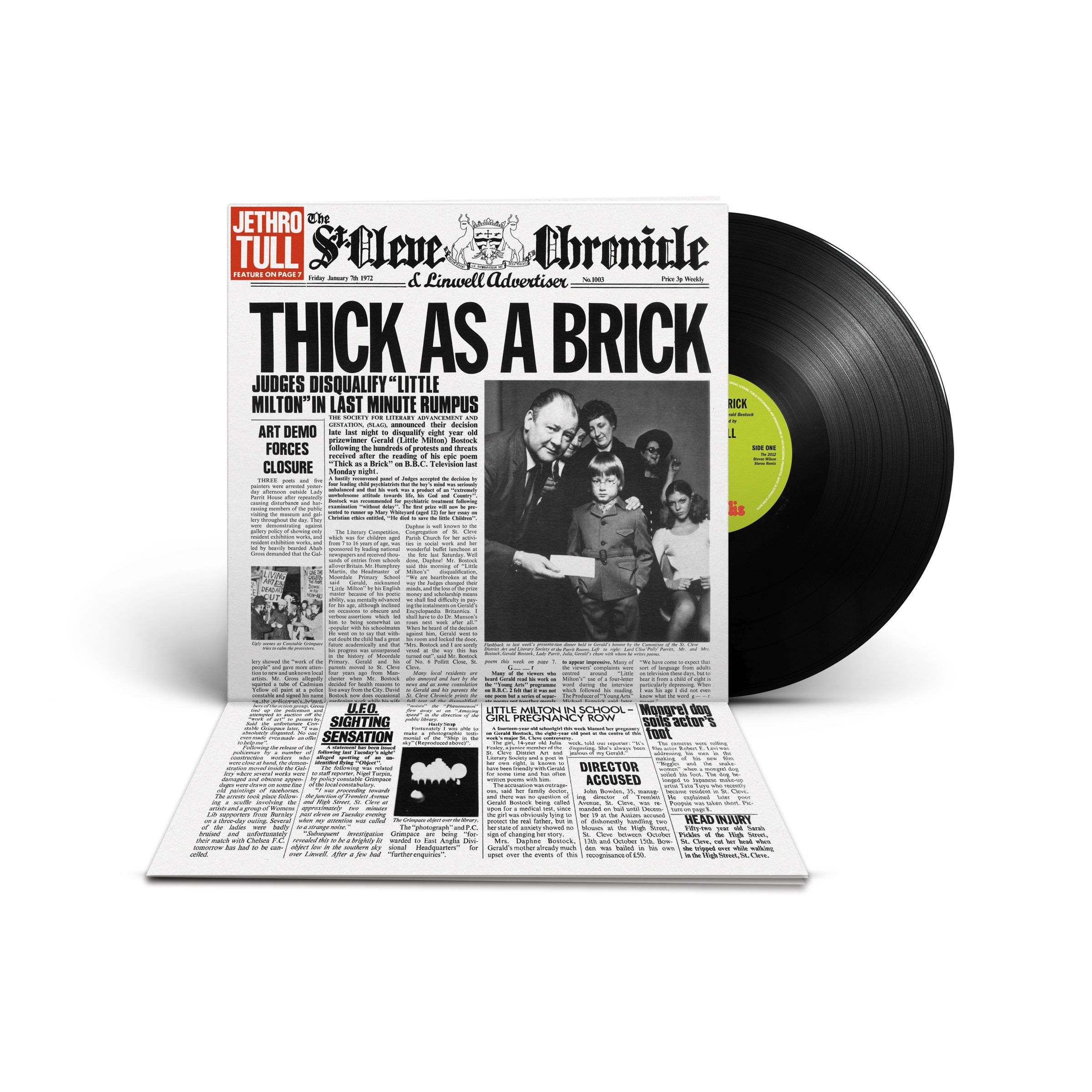 Tull Thick As A Brick Vinile Lp (50th Anniversary Edt. Remaster)