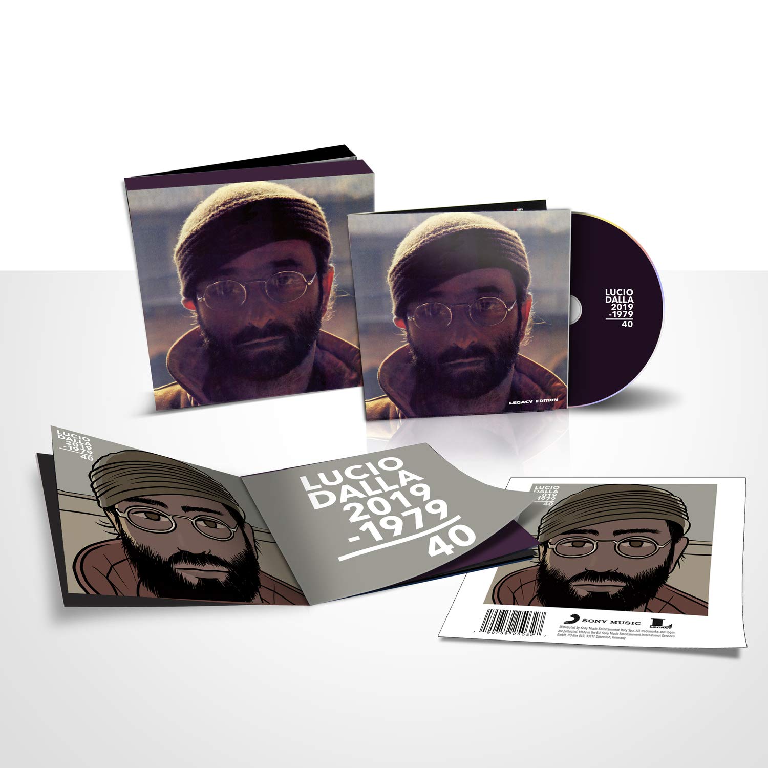 LUCIO DALLA 40TH REMASTERED ILLUSTRATED