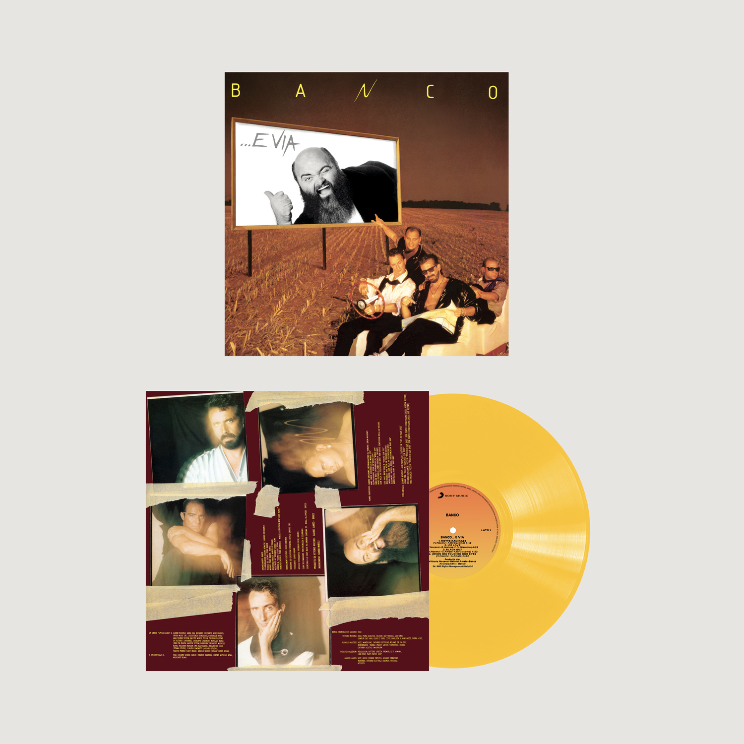 BANCO...E VIA - 180GR YELLOW VINYL EDITION