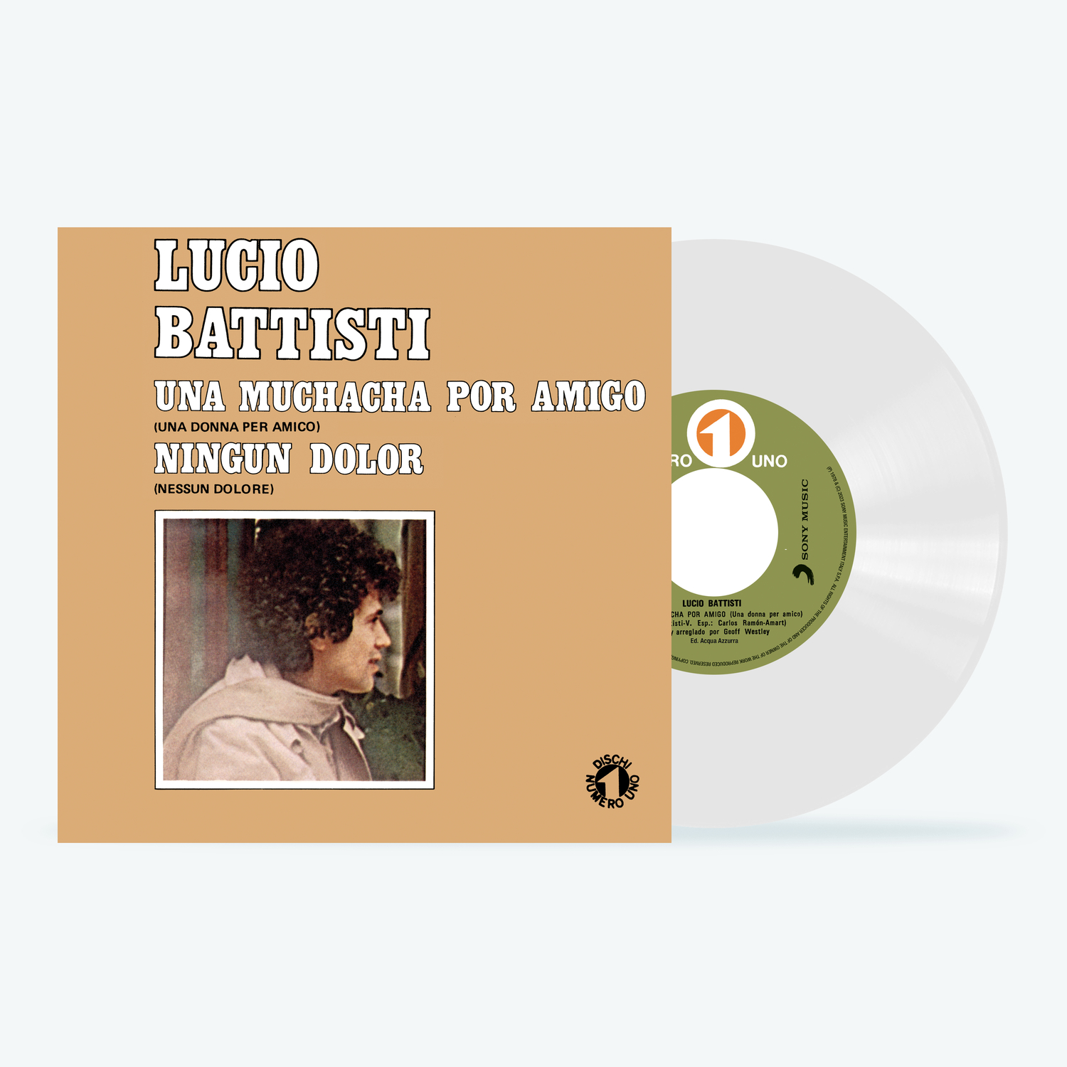 UNA MUCHACHA POR AMIGO/NINGUN DOLOR - WHITE VINYL EDITION