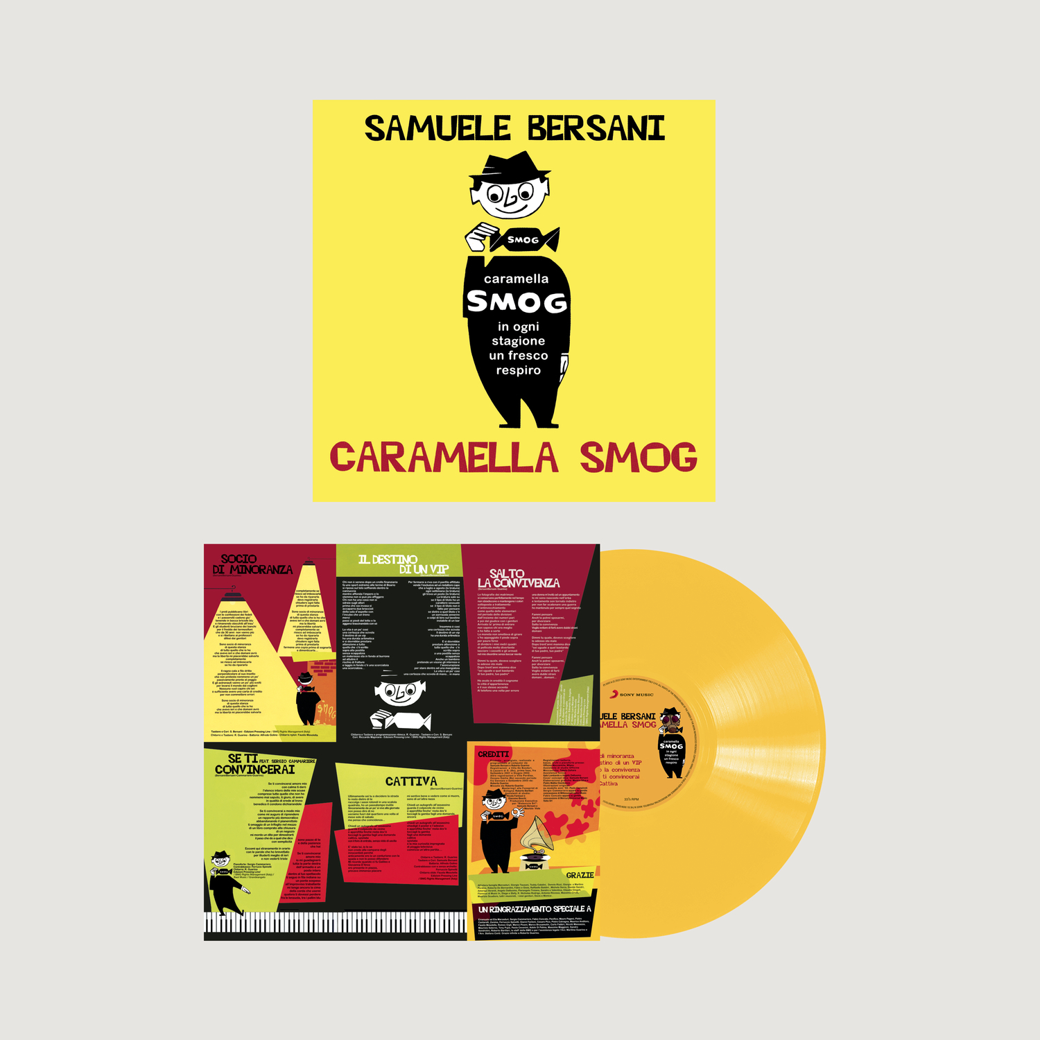 CARAMELLA SMOG - YELLOW VINYL EDITION