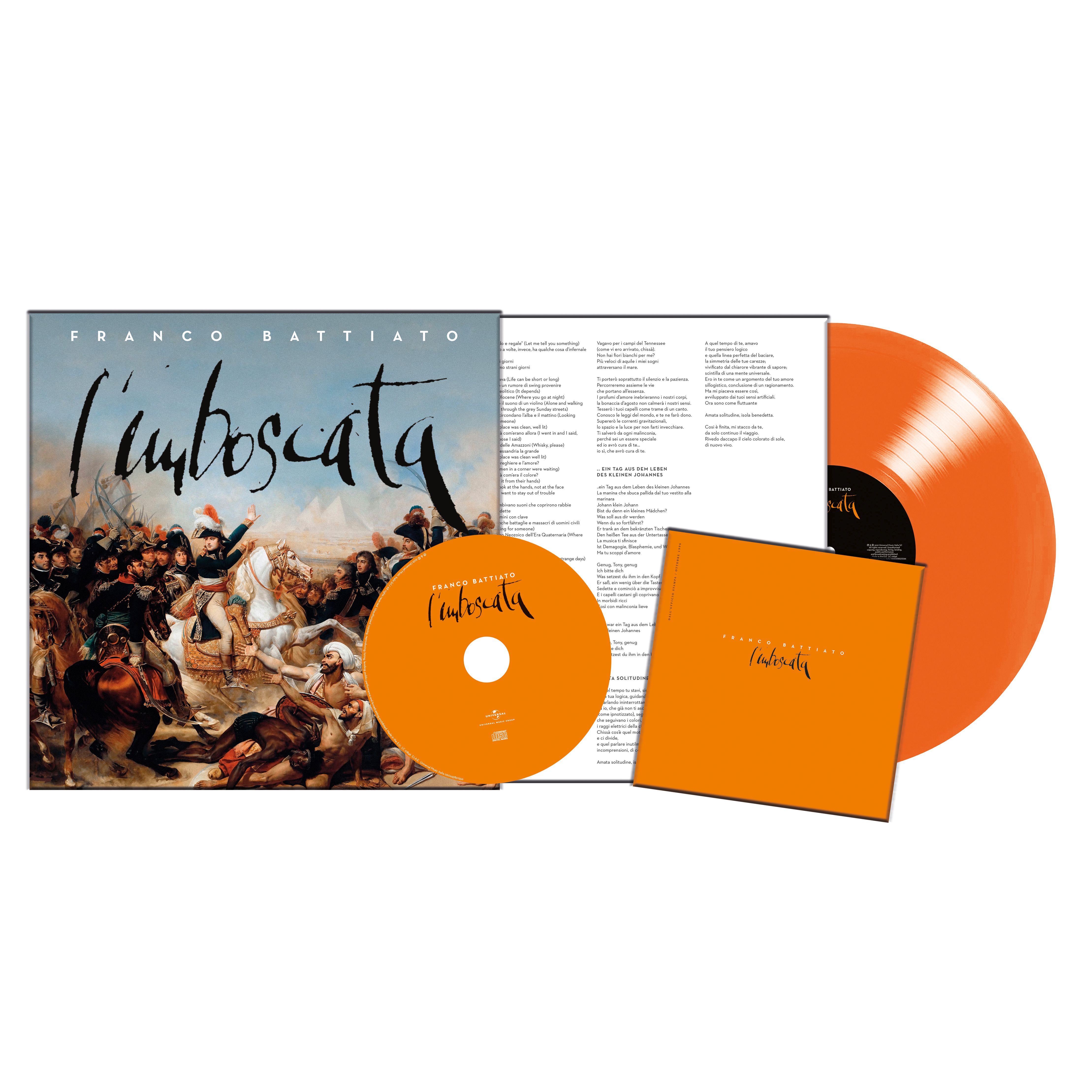 L'IMBOSCATA - LP180. GR ORANGE VINYL+CD NUMBERED LTD.ED.