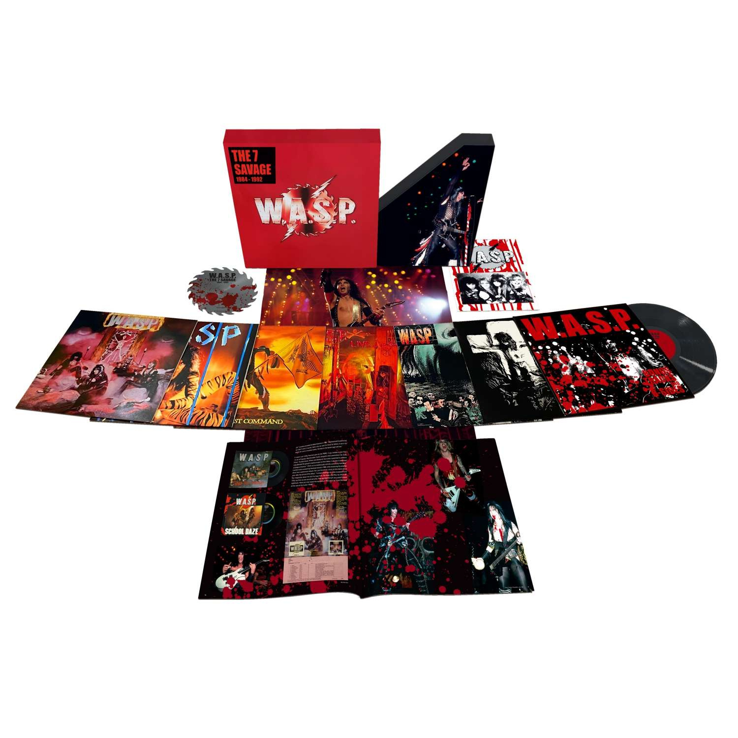 THE 7 SAVAGE: 1984-1992 - 8 LP BOXSET LTD.ED.