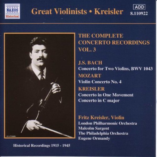 KREISLER FRITZ VOL.3