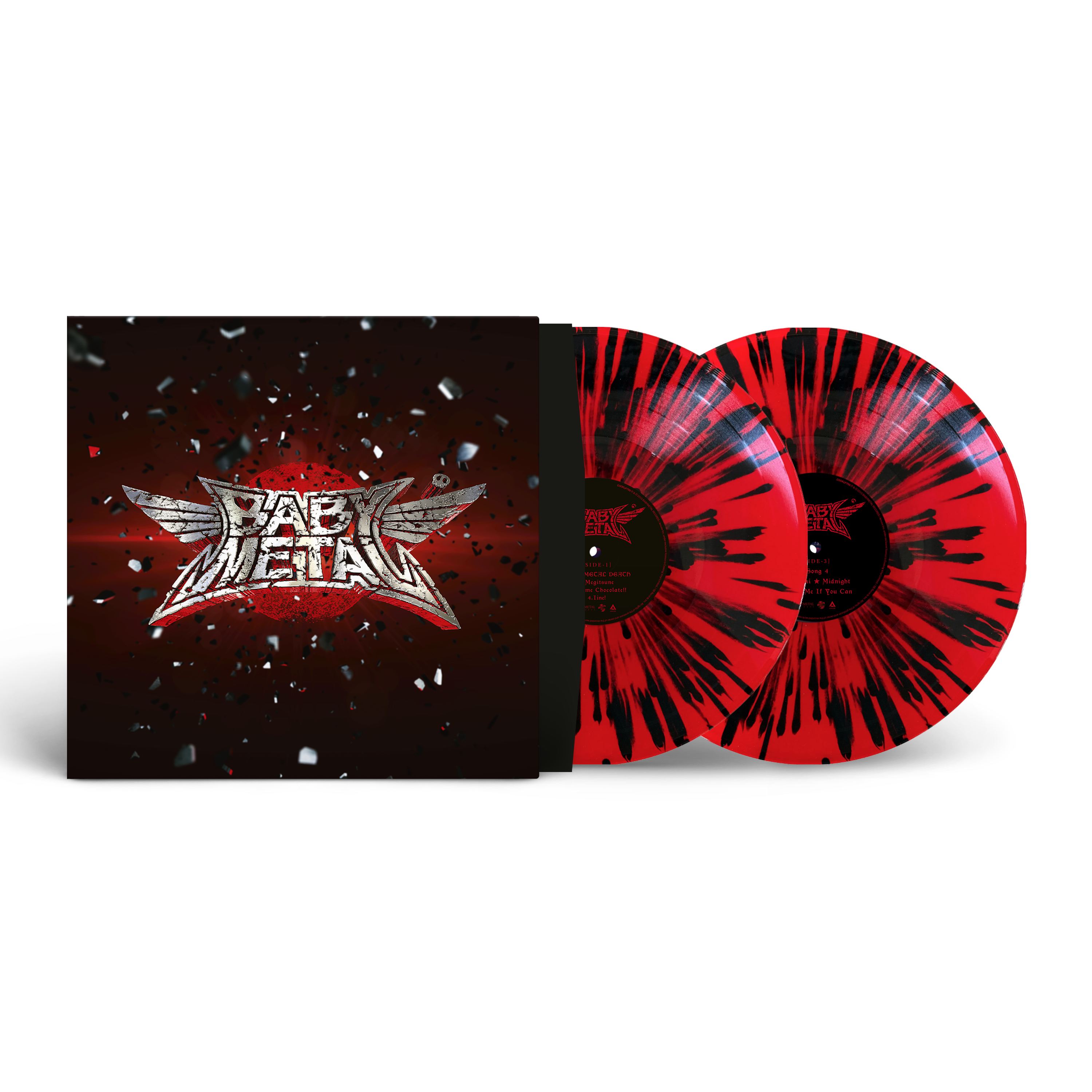 Babymetal [2 LP, Red & Black Splatter, Gatefold Sleeve, Black Paper Inners]