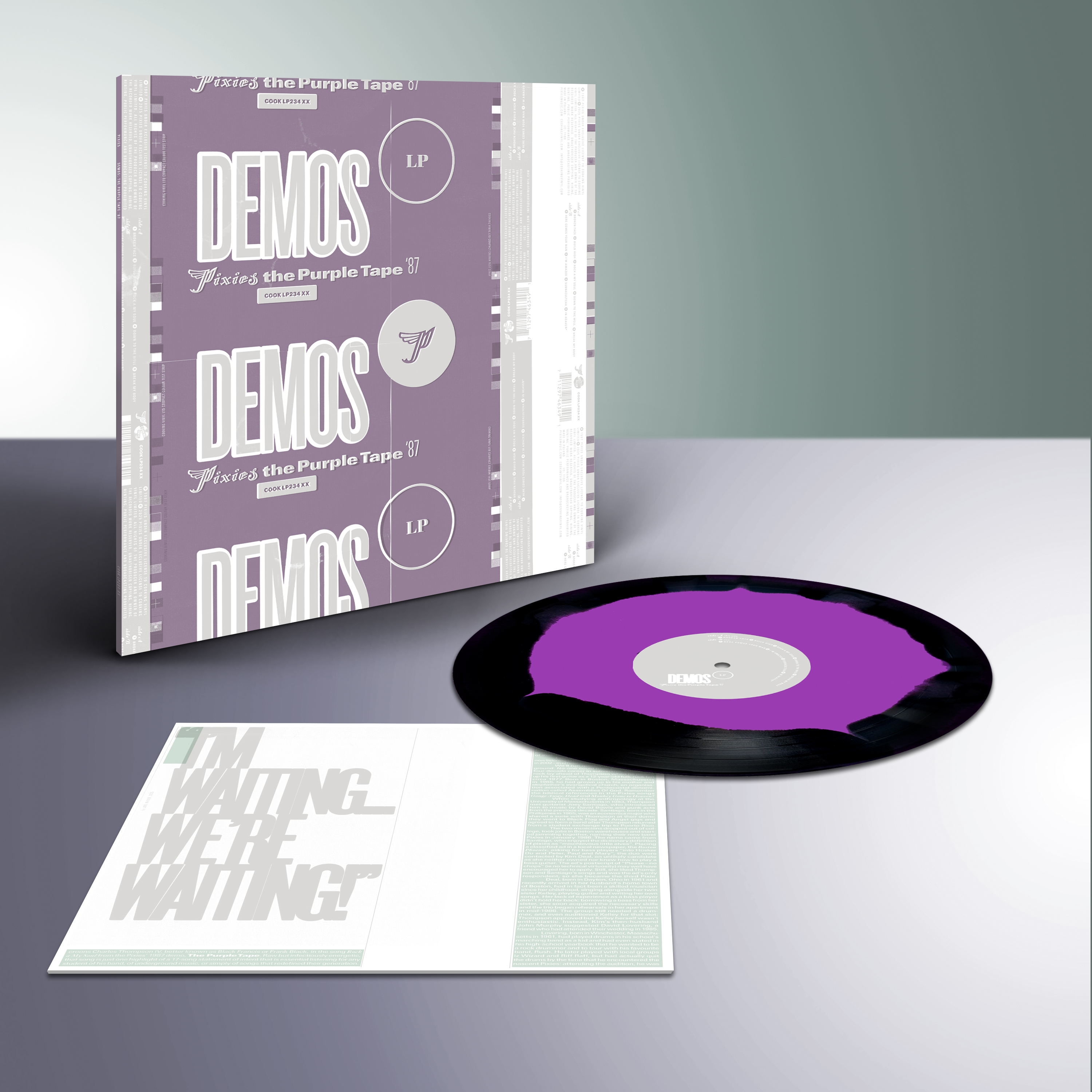 Demos [LP LTD Edition colour-in-colour purple & black vinyl, reverse board sleeve]