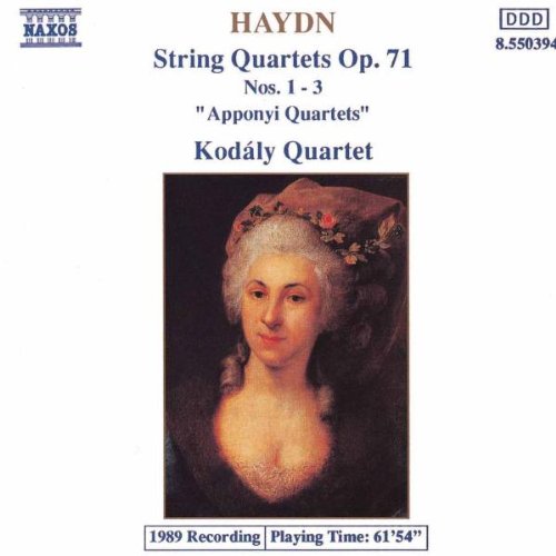 STRING QUARTETS OP. 71 NOS. 1 - 3 ''APPONYI QUARTETS''