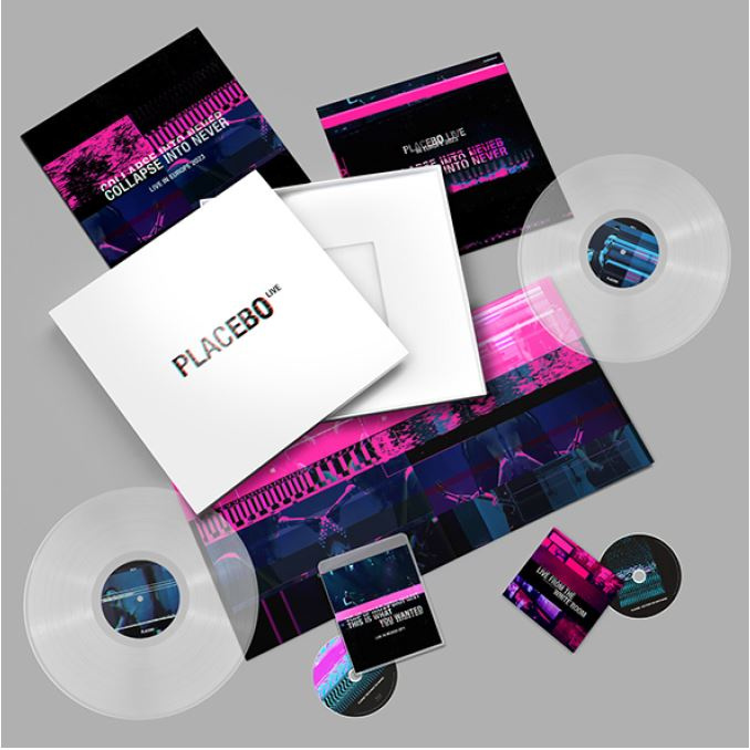 PLACEBO LIVE - PREMIUM BOXSET (2LP CLEAR VINY+CD+BLURAY+POSTER) LTD.ED.