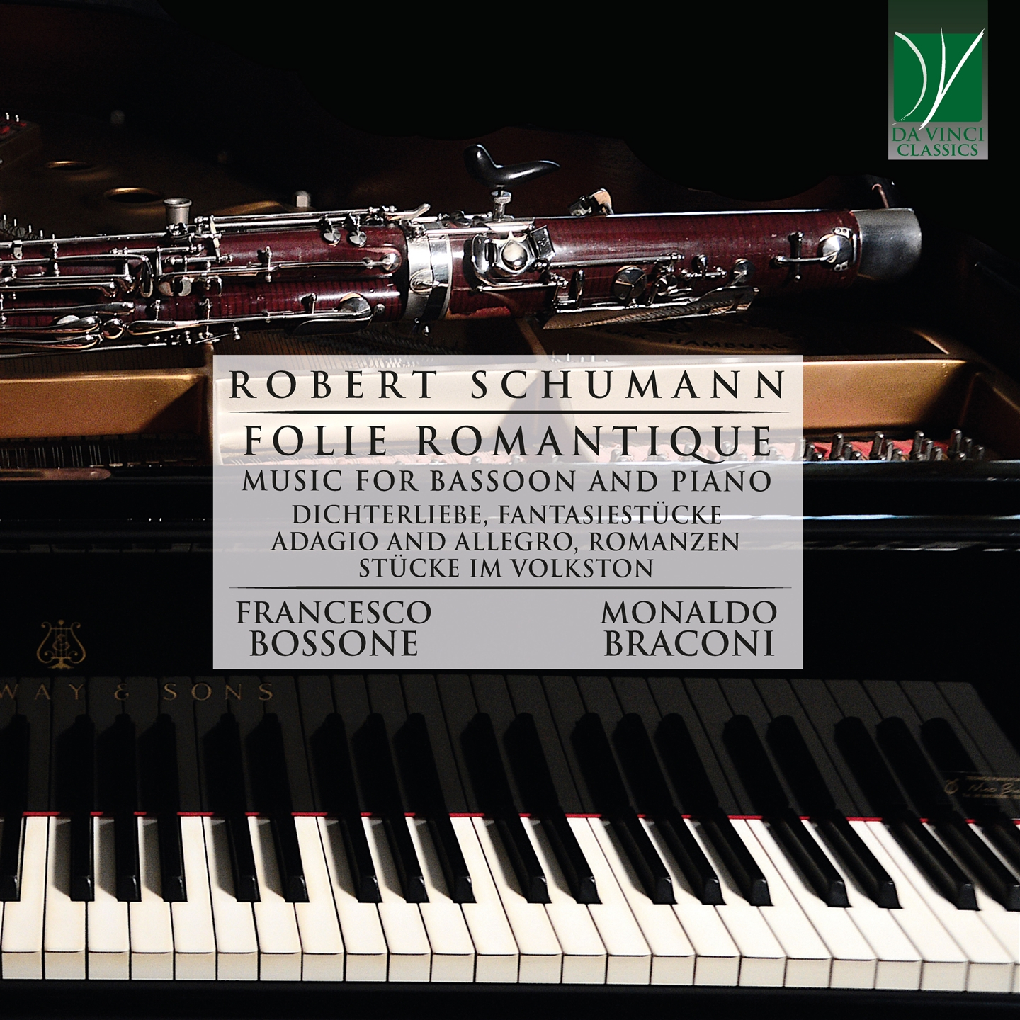 SCHUMANN: FOLIE ROMANTIQUE (MUSIC FOR BASSOON AND PIANO)