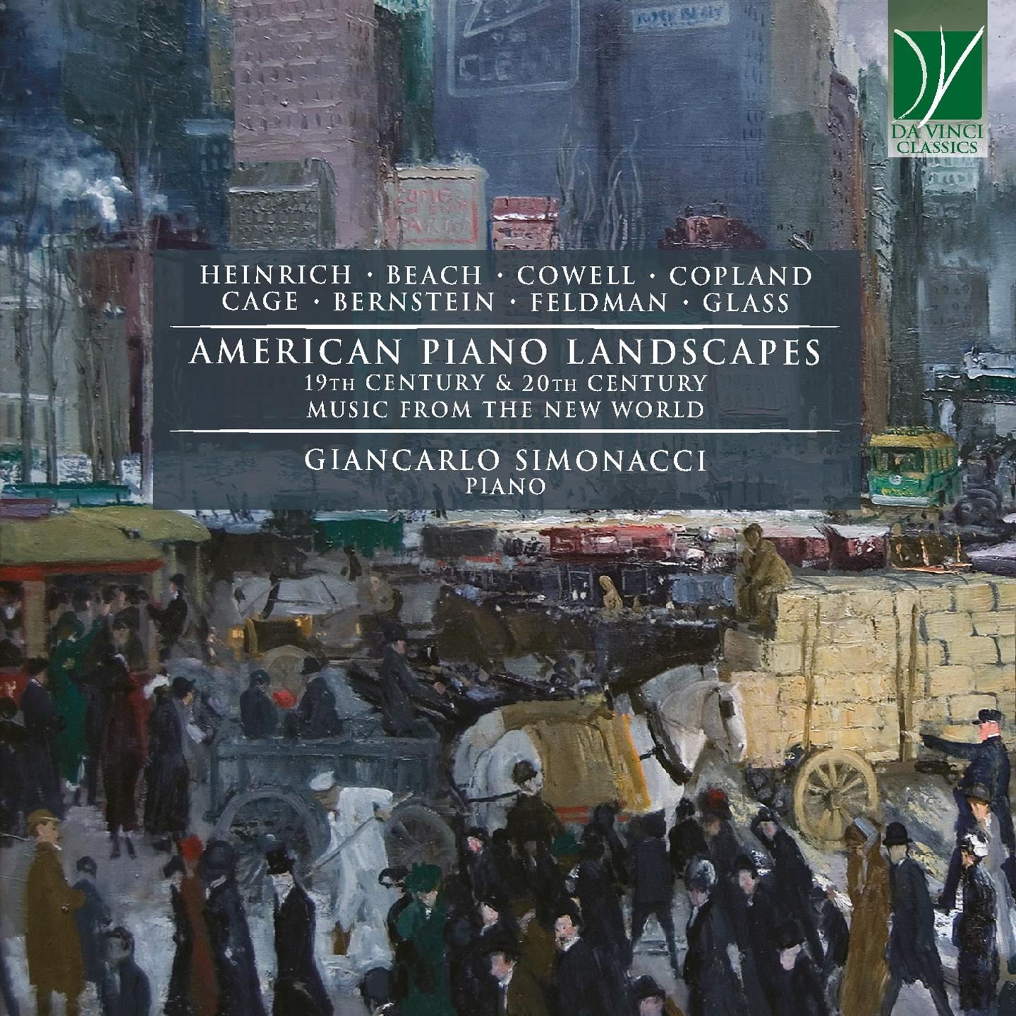 AMERICAN PIANO LANDSCAPES - 19TH CENTURY & 20TH CENTURY MUSIC FROM THE NEW WORL