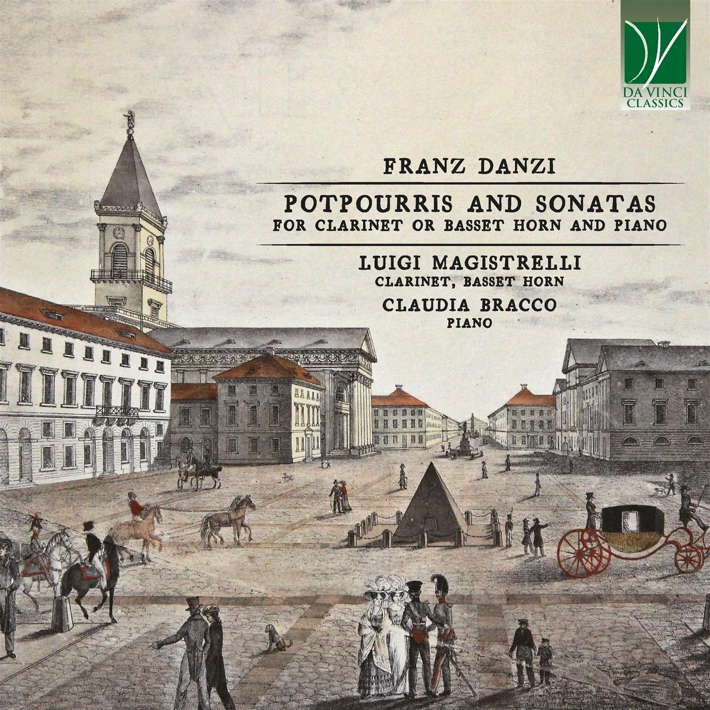 FRANZ DANZI: POT POURRIS AND SONATAS, FOR CLARINET OR BASSET HORN AND PIANO