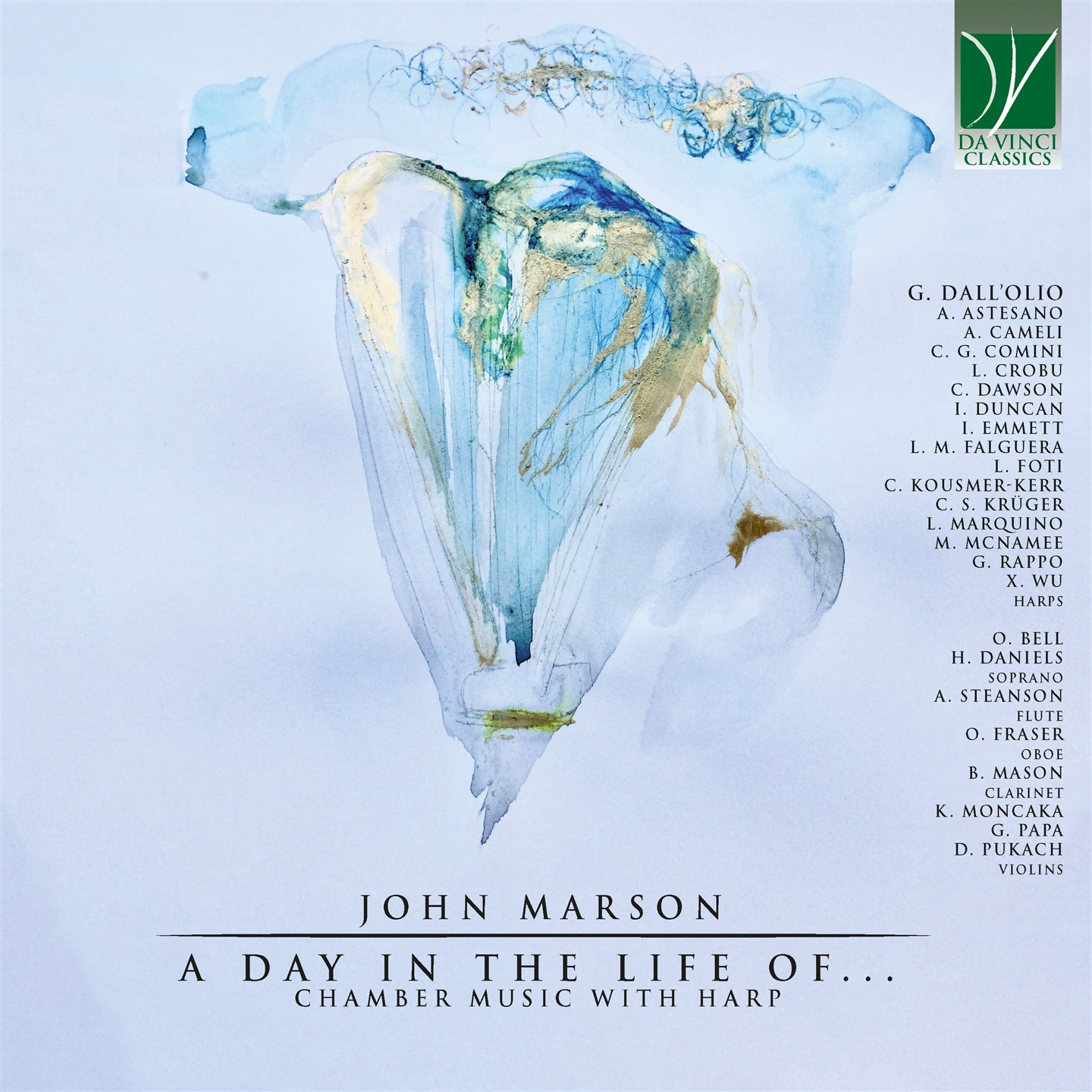 JOHN MARSON: A DAY IN THE LIFE OF..., CHAMBER MUSIC WITH HARP