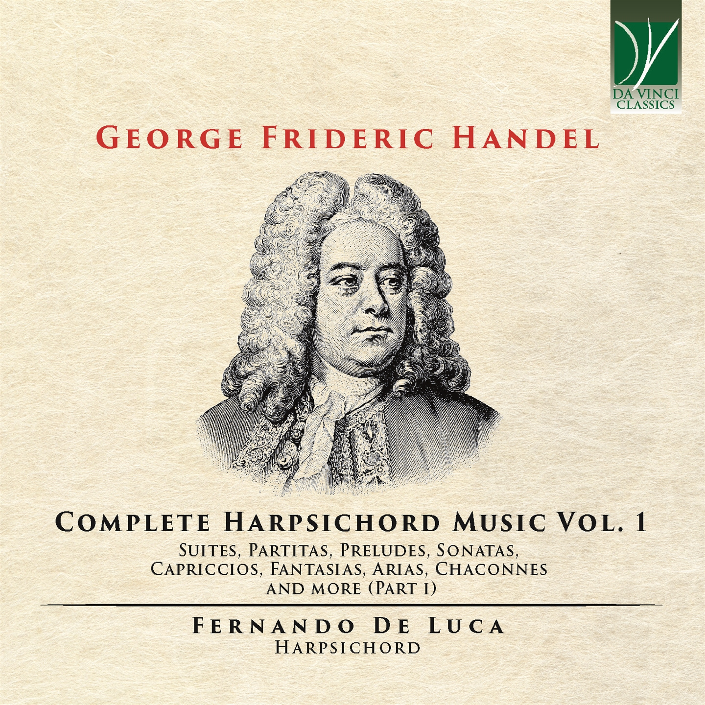 HANDEL: COMPLETE HARPSICHORD MUSIC VOL. 1