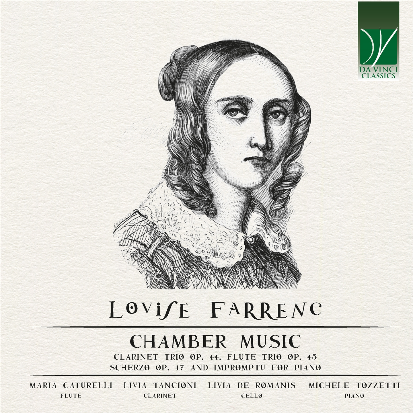 LOUISE FARRENC: CHAMBER MUSIC (CLARINET TRIO OP. 44, FLUTE TRIO OP. 45, PIANO M