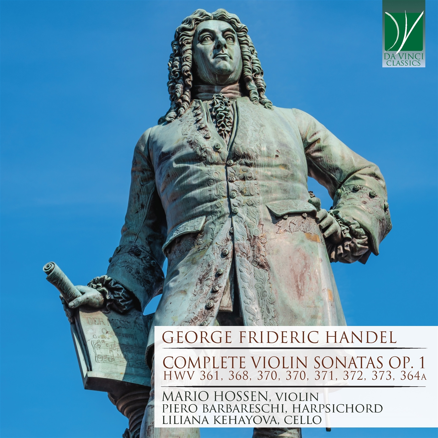 HANDEL: COMPLETE VIOLIN SONATAS OP. 1