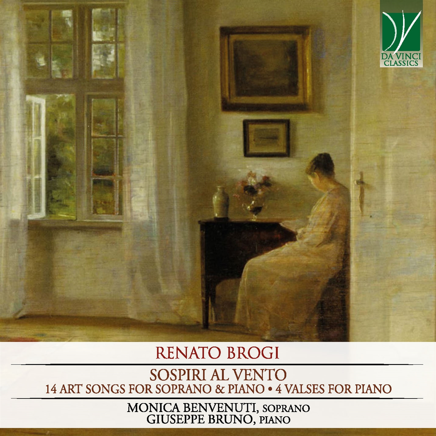 BROGI: SOSPIRI AL VENTO - 15 ART SONGS FOR SOPRANO & PIANO, 4 VALSES FOR PIANO