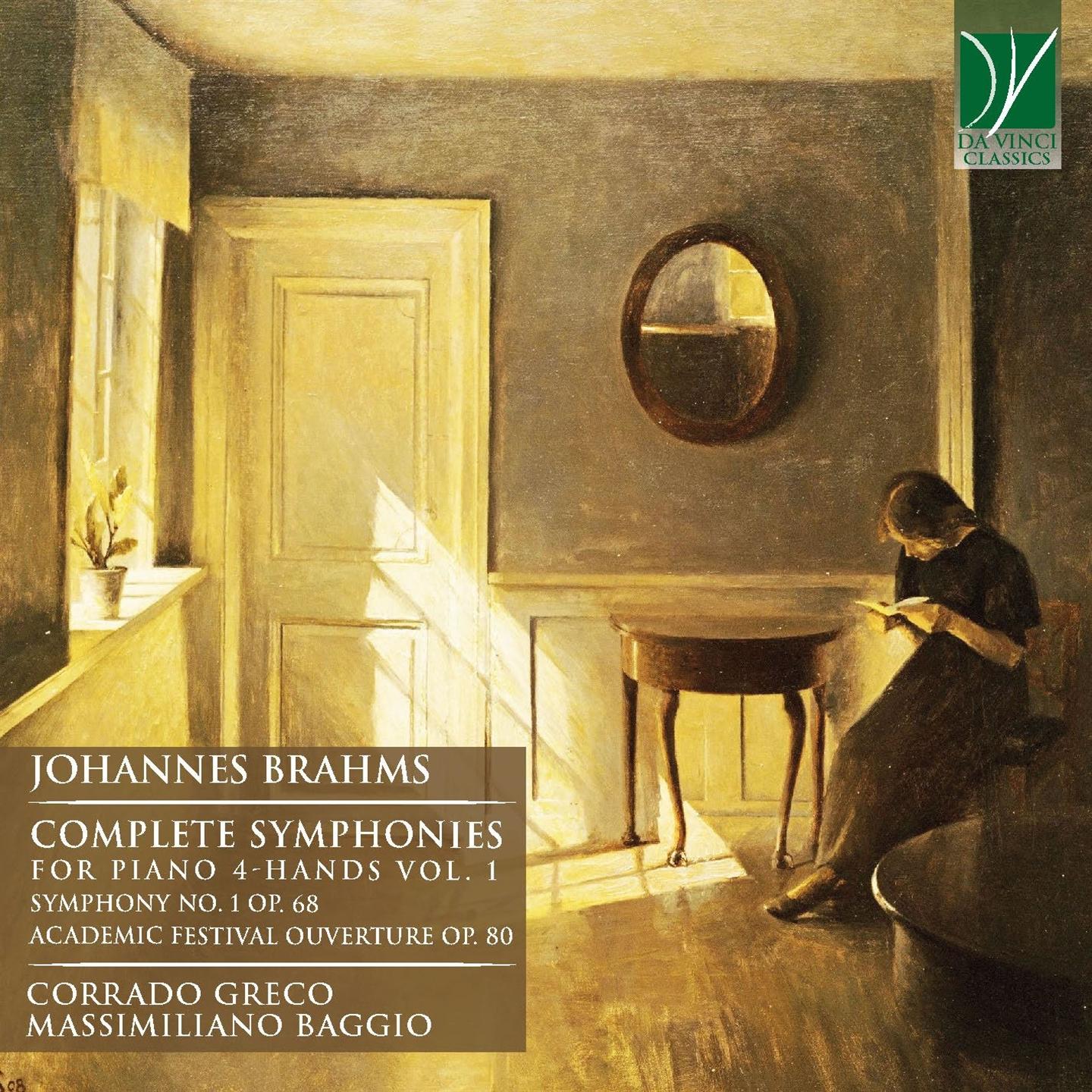 BRAHMS: COMPLETE SYMPHONIES FOR PIANO 4-HANDS VOL. 1, SYMPHONY NO. 1 OP. 68, AC