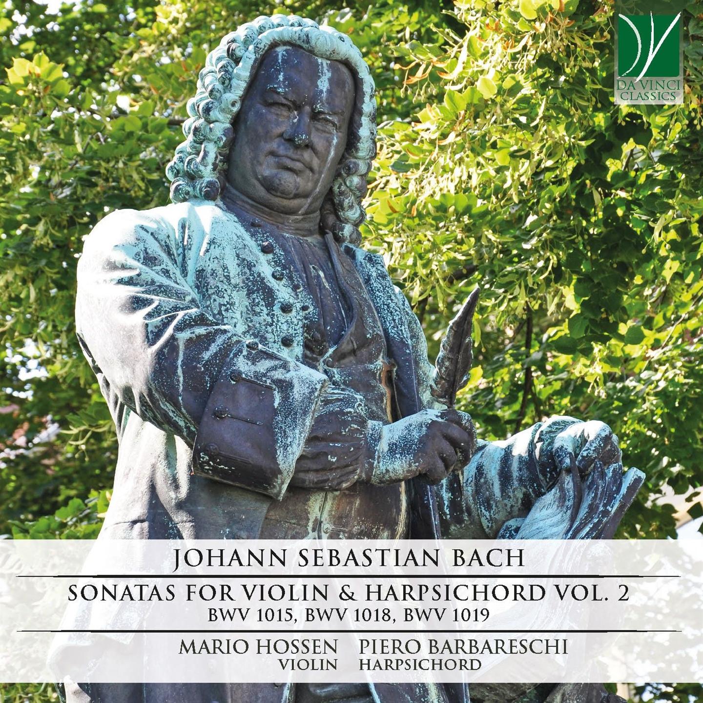 BACH: SONATAS FOR VIOLIN & HARPSICHORD, VOL. 2