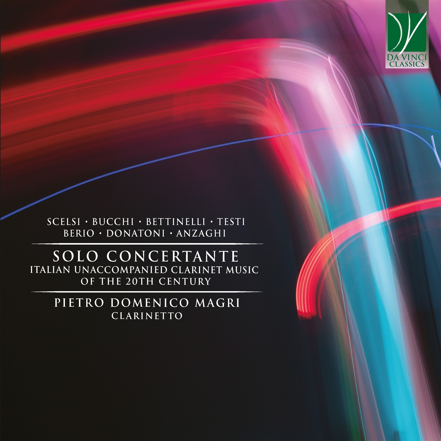 SOLO CONCERTANTE - ITALIAN UNACCOMPANIED CLARINET MUSIC OF THE 20TH CENTURY