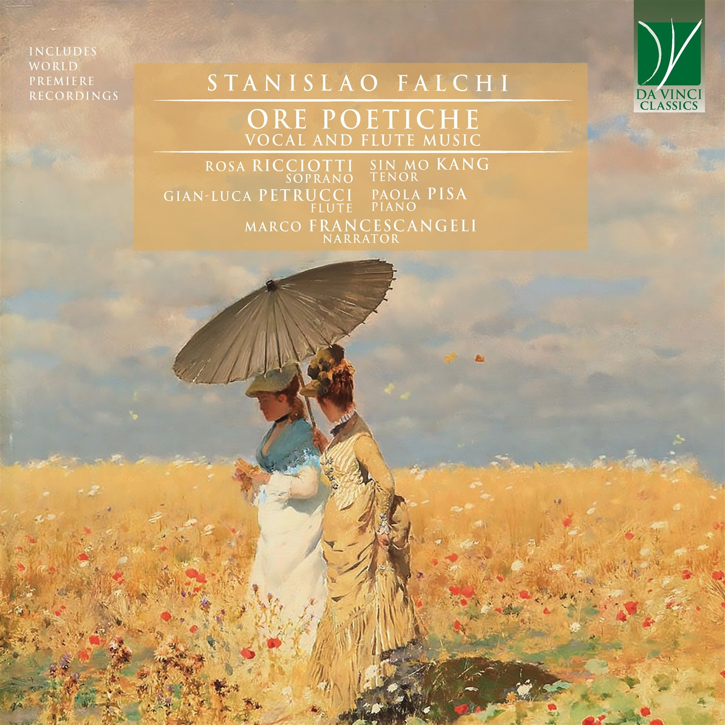 STANISLAO FALCHI: ORE POETICHE, VOCAL AND FLUTE MUSIC