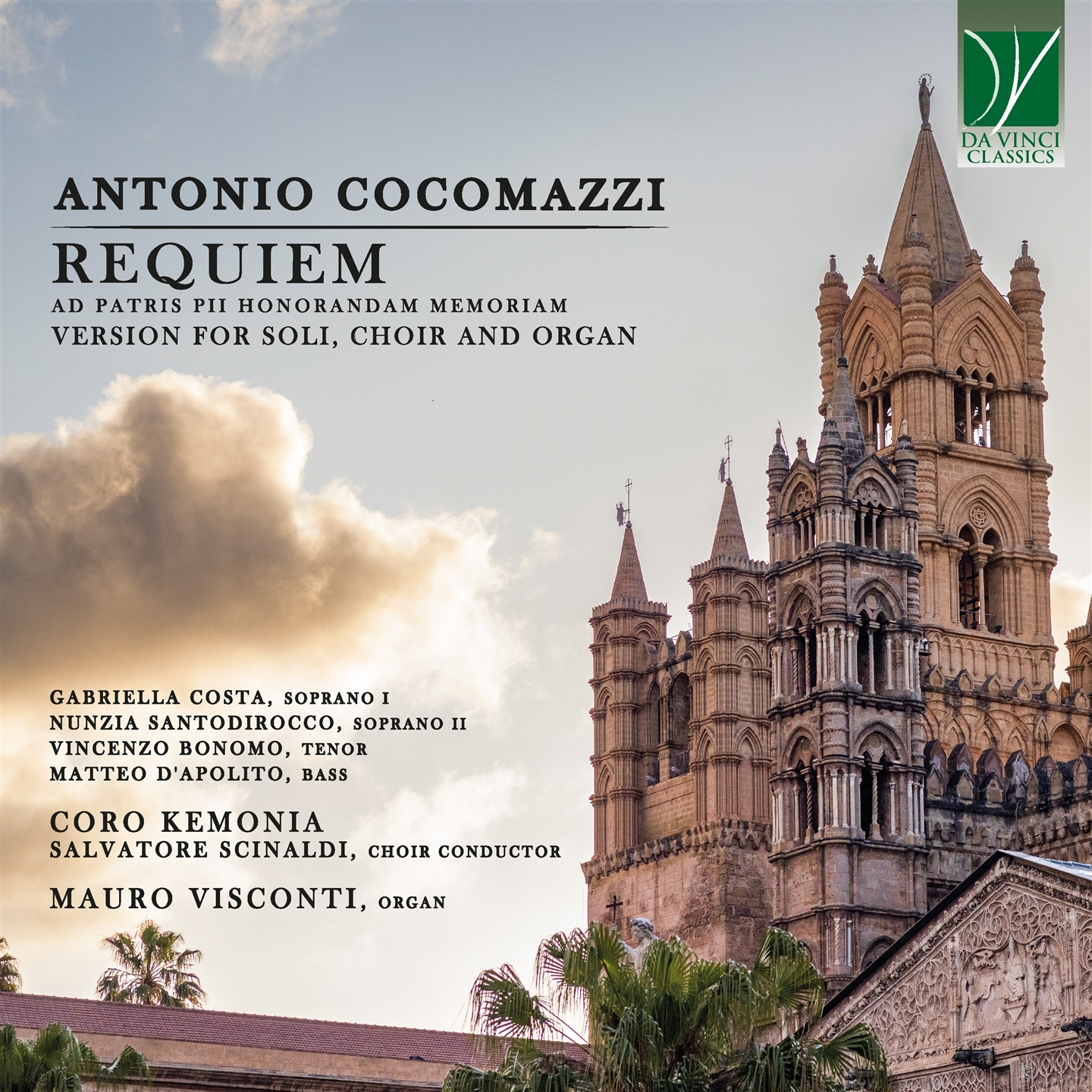 ANTONIO COCOMAZZI: REQUIEM, AD PATRIS PII HONORANDAM MEMORIAM, VERSION FOR SOLI