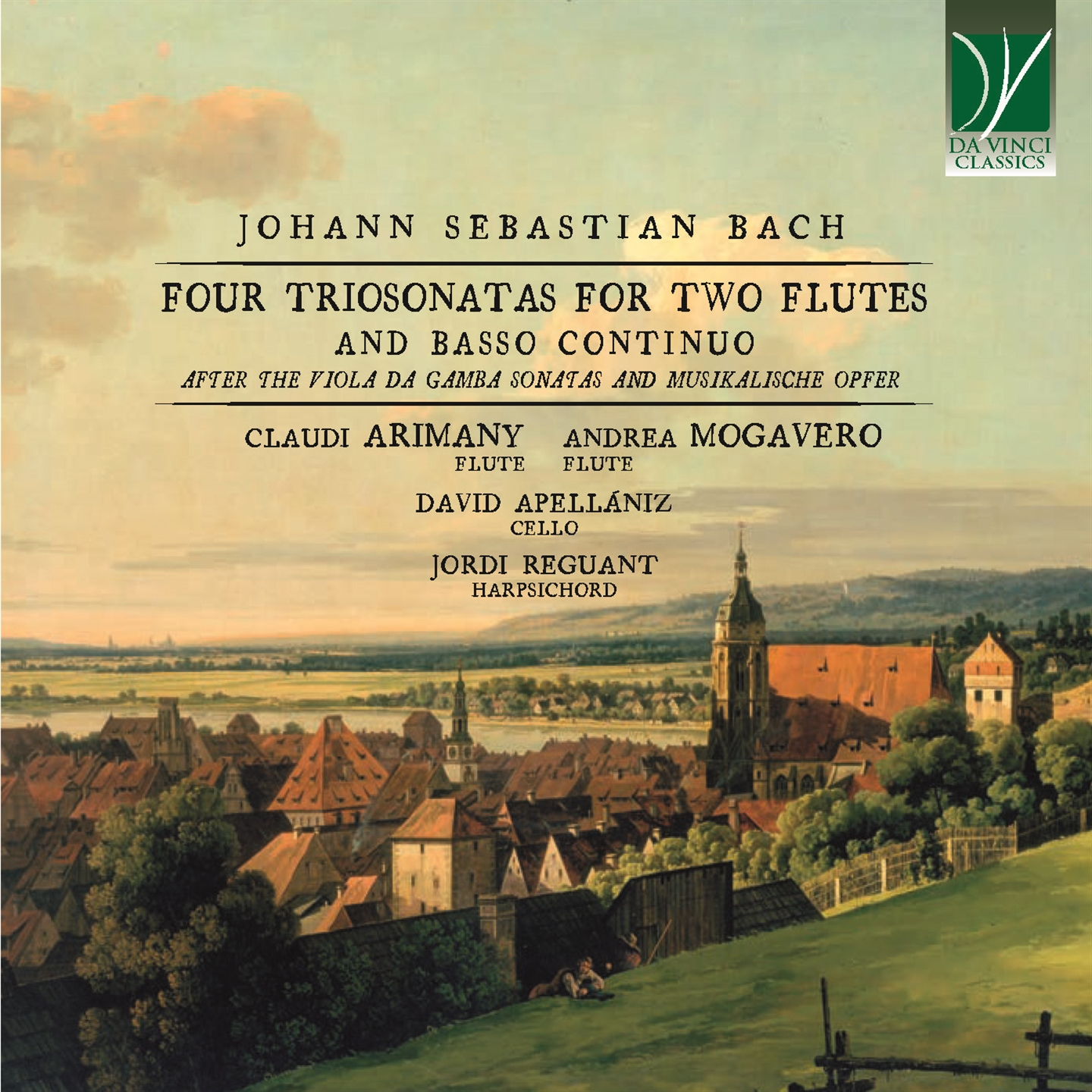 BACH: FOUR SONATAS FOR TWO FLUTES AND B.C. (BWV 1027, BWV 1028, BWV 1029, BWV 1