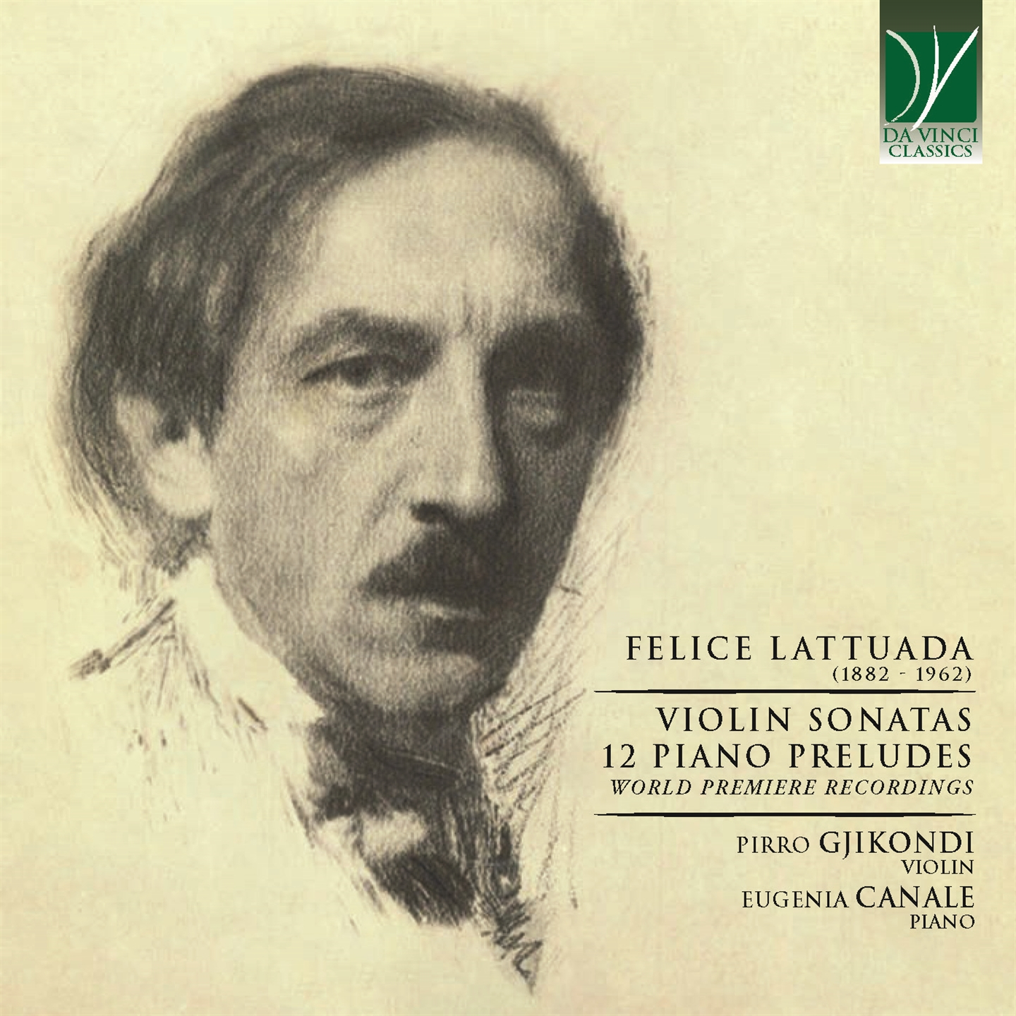 FELICE LATTUADA: VIOLIN SONATAS, 12 PIANO PRELUDES