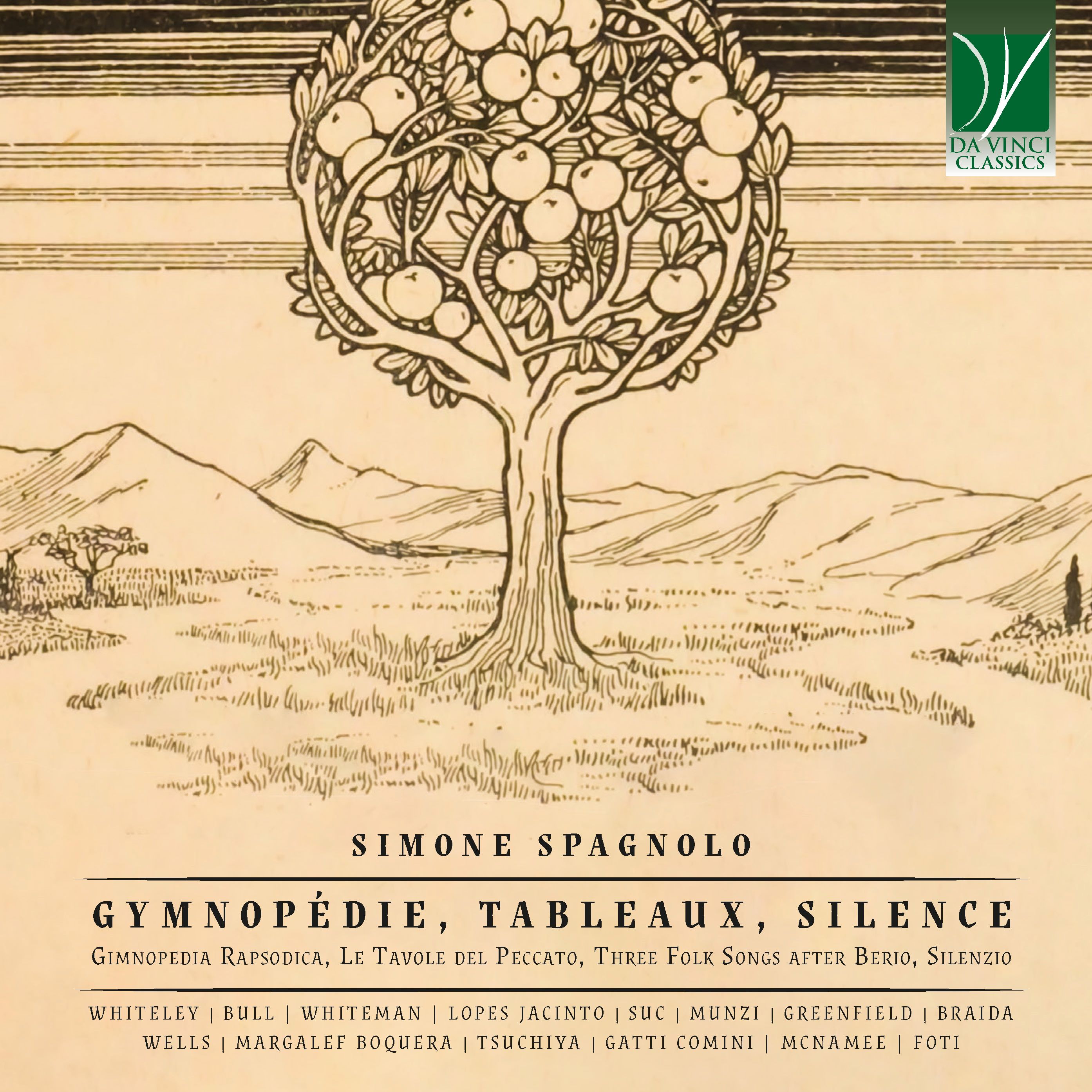 SIMONE SPAGNOLO: GYMNOPÉDIE, TABLEAUX, SILENCE