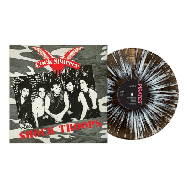 SHOCK TROOPS - BLACK ICE SPLATTER