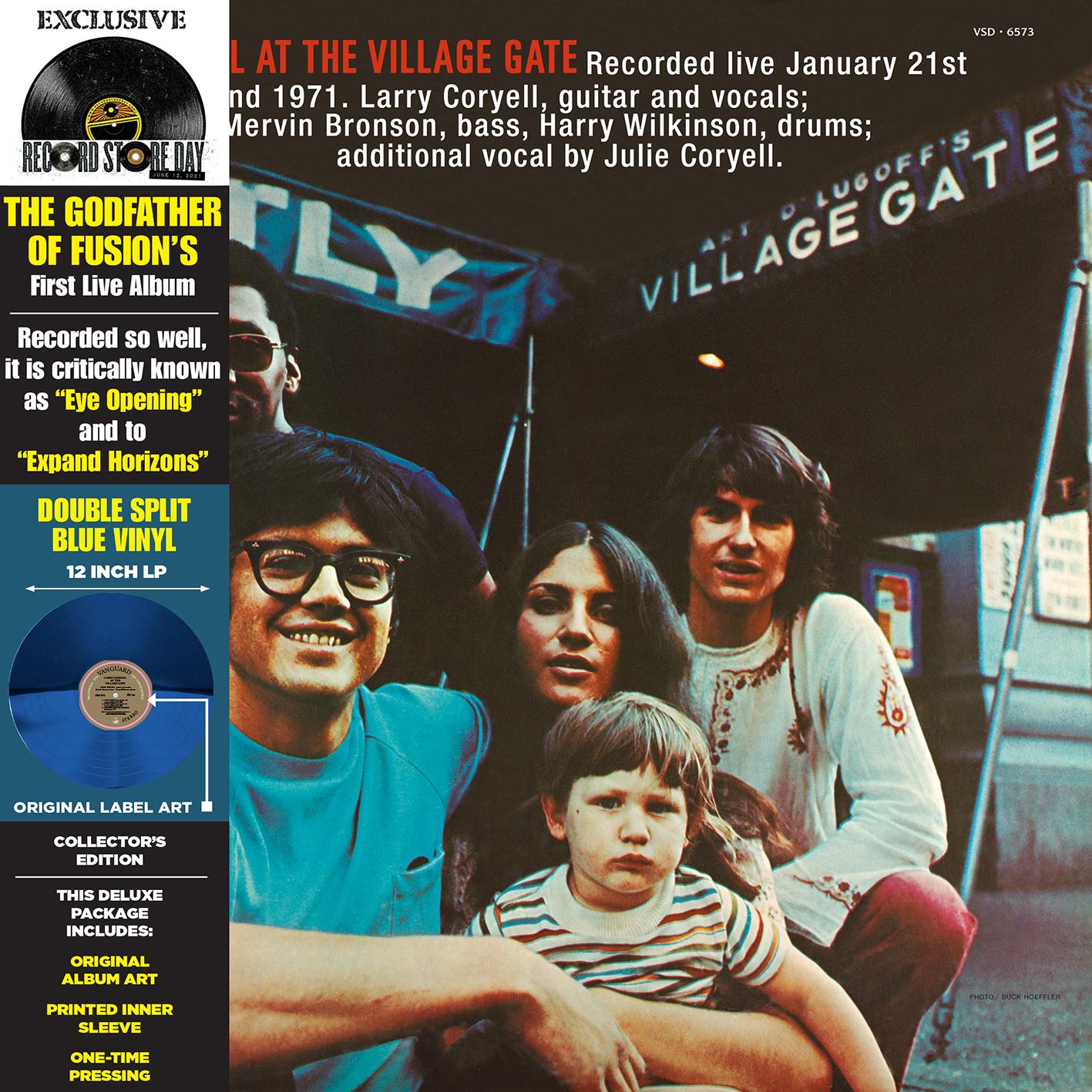 AT THE VILLAGE GATE - LP LIMITED DOUBLE SPLIT BLUE VINYL
