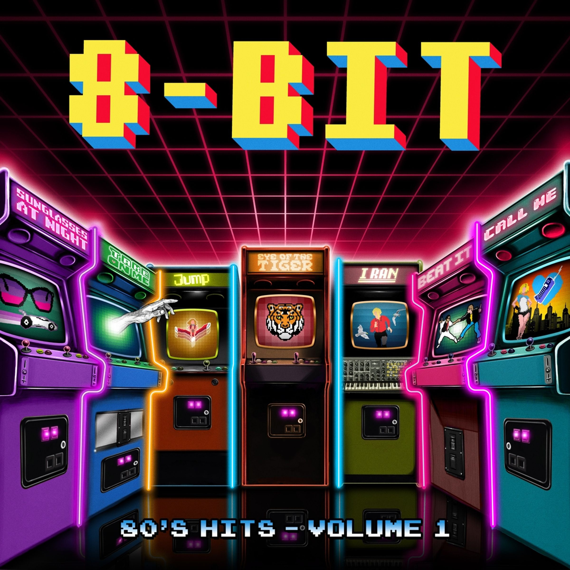 8-BIT '80S HITS, VOLUM... - ORANGE WHITE