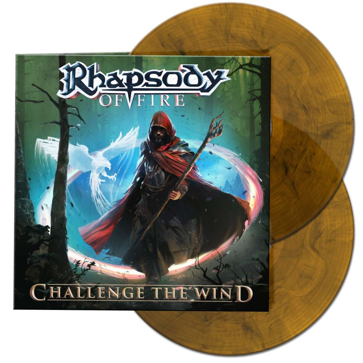 CHALLENGE THE WIND - ORANGE / BLACK MARBLED VINYL