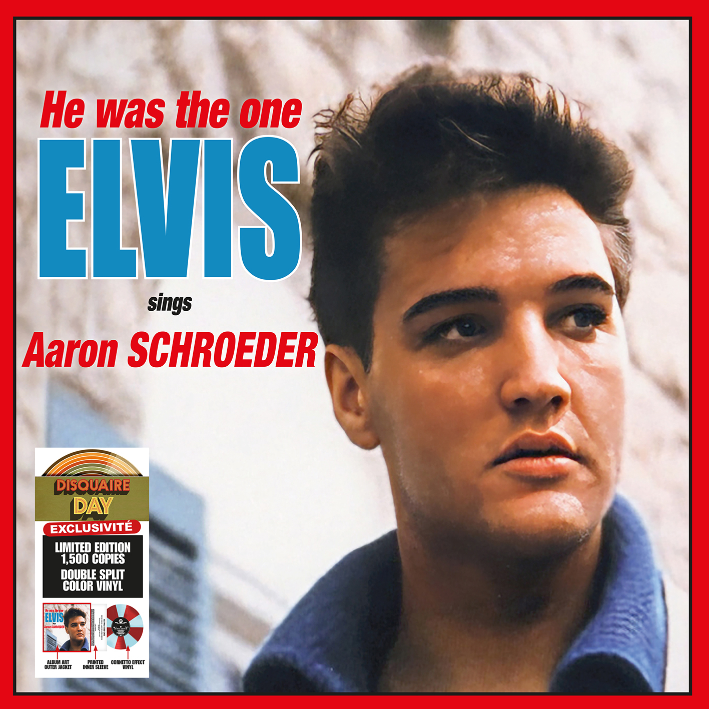 He Was The One (Elvis Sings Aaron Schroeder) (Vinyl Cornetto Effect Red & Blue) RSD 2023