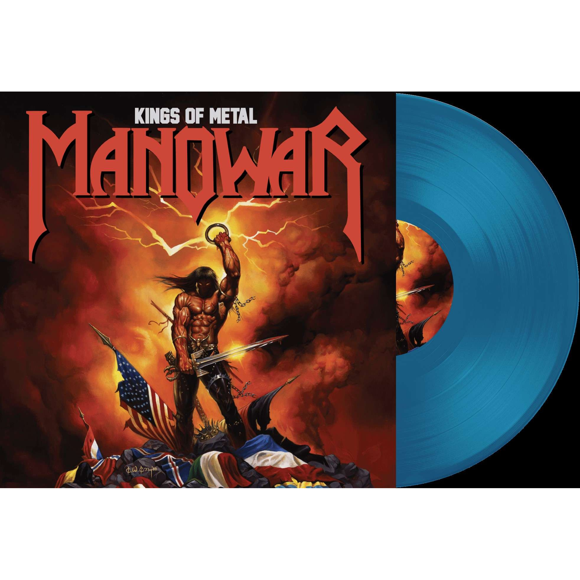 KINGS OF METAL - TRANSPARENT BLUE VINYL LTD. ED.