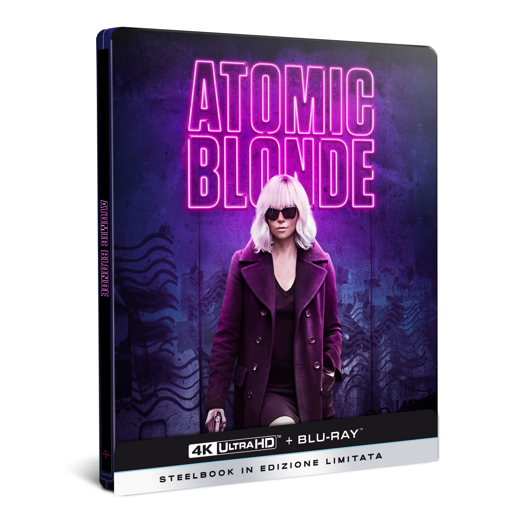 ATOMICA BIONDA (STEELBOOK) (4K ULTRA HD+BLU-RAY HD)